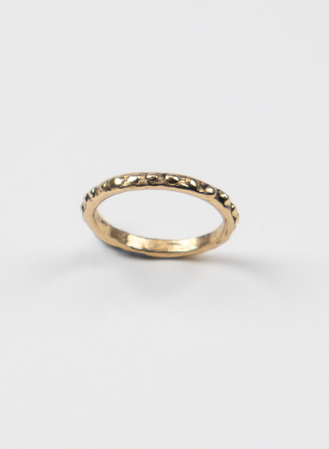 Fluid Stacking Ring + 9ct yellow gold