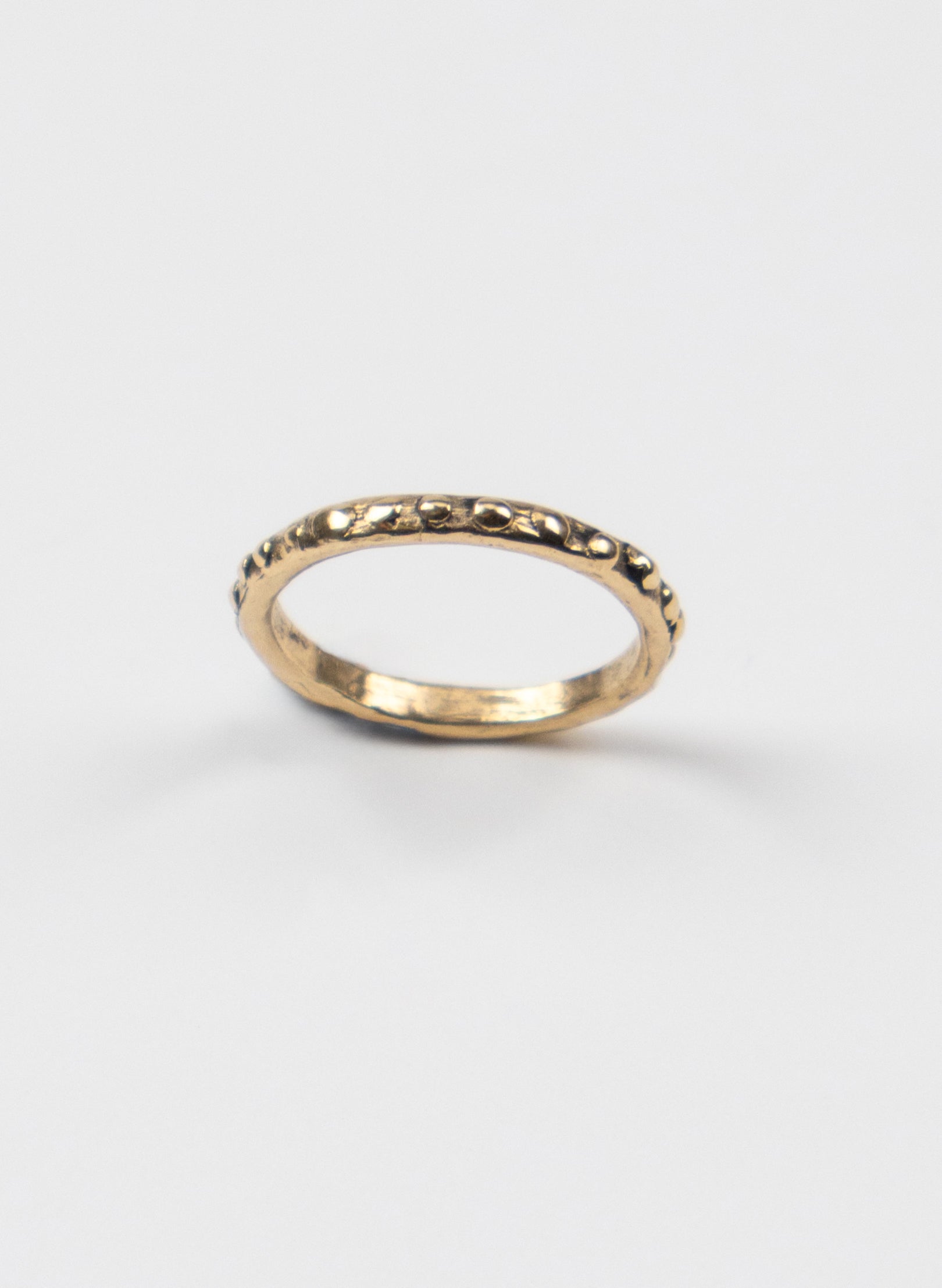 Fluid Stacking Ring + 9ct yellow gold