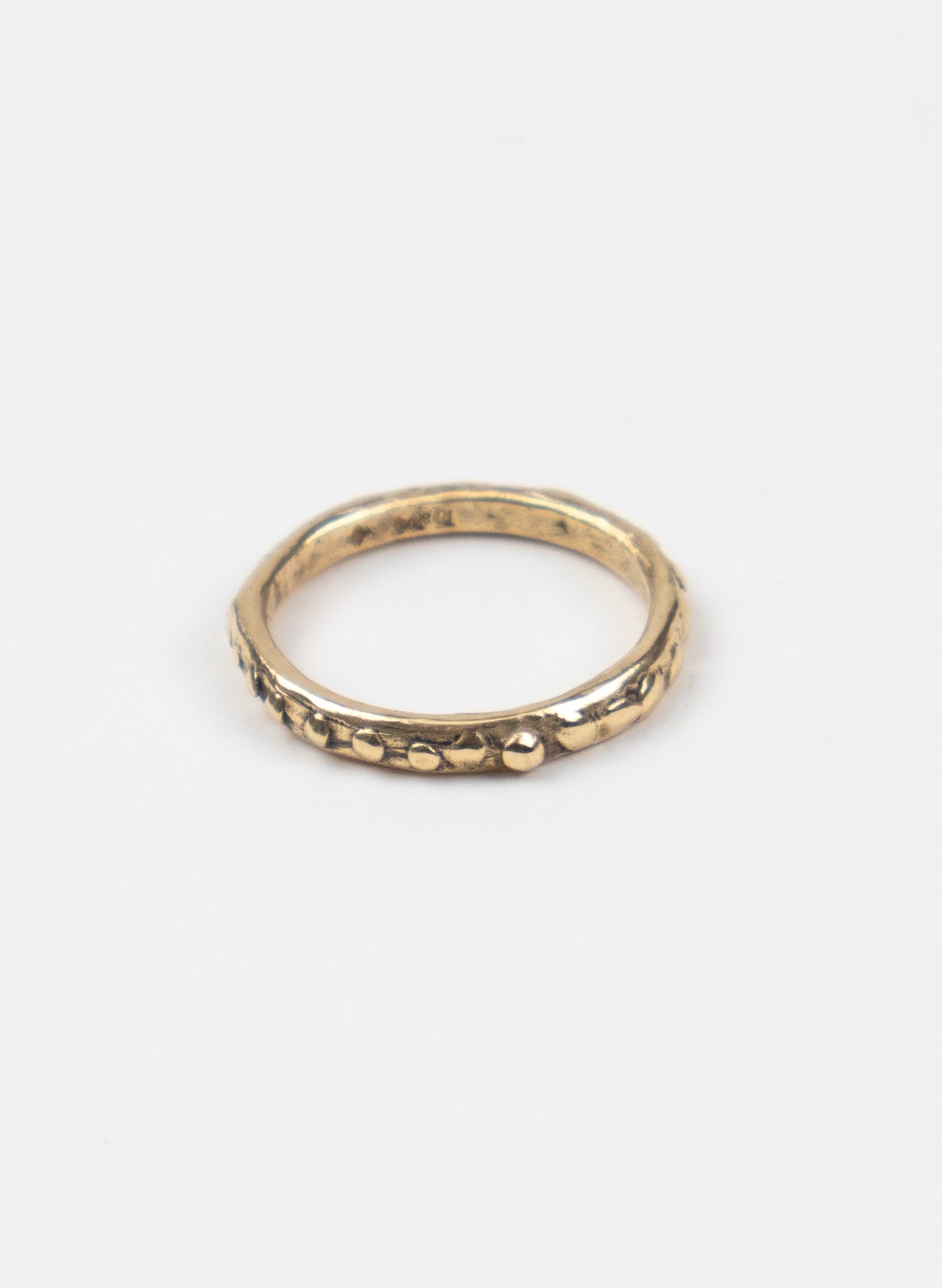 Fluid Stacking Ring + 9ct yellow gold