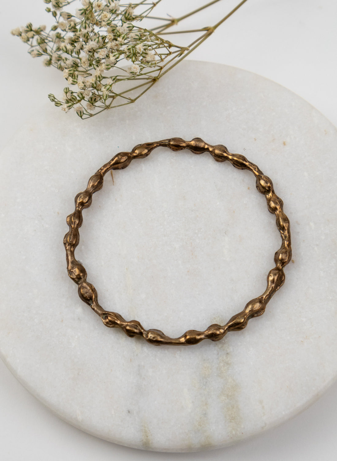 Kowhai Seed Pod Bangle - Medium