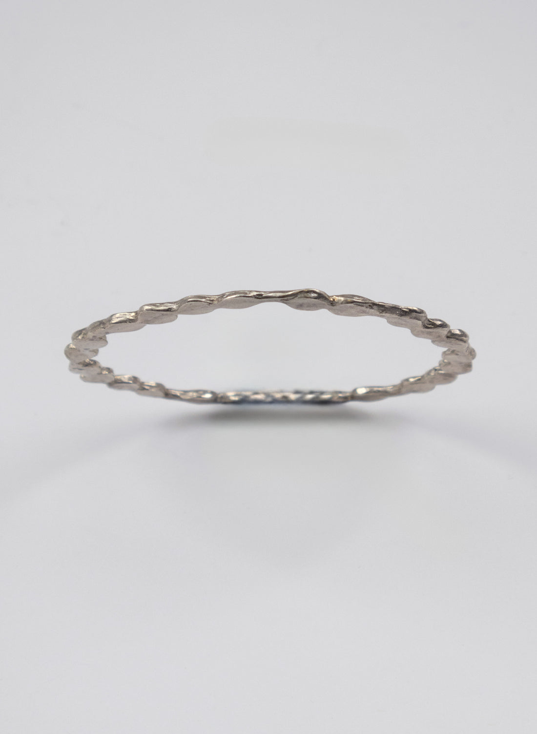 Kowhai Shadow Silver Shadow Bangle