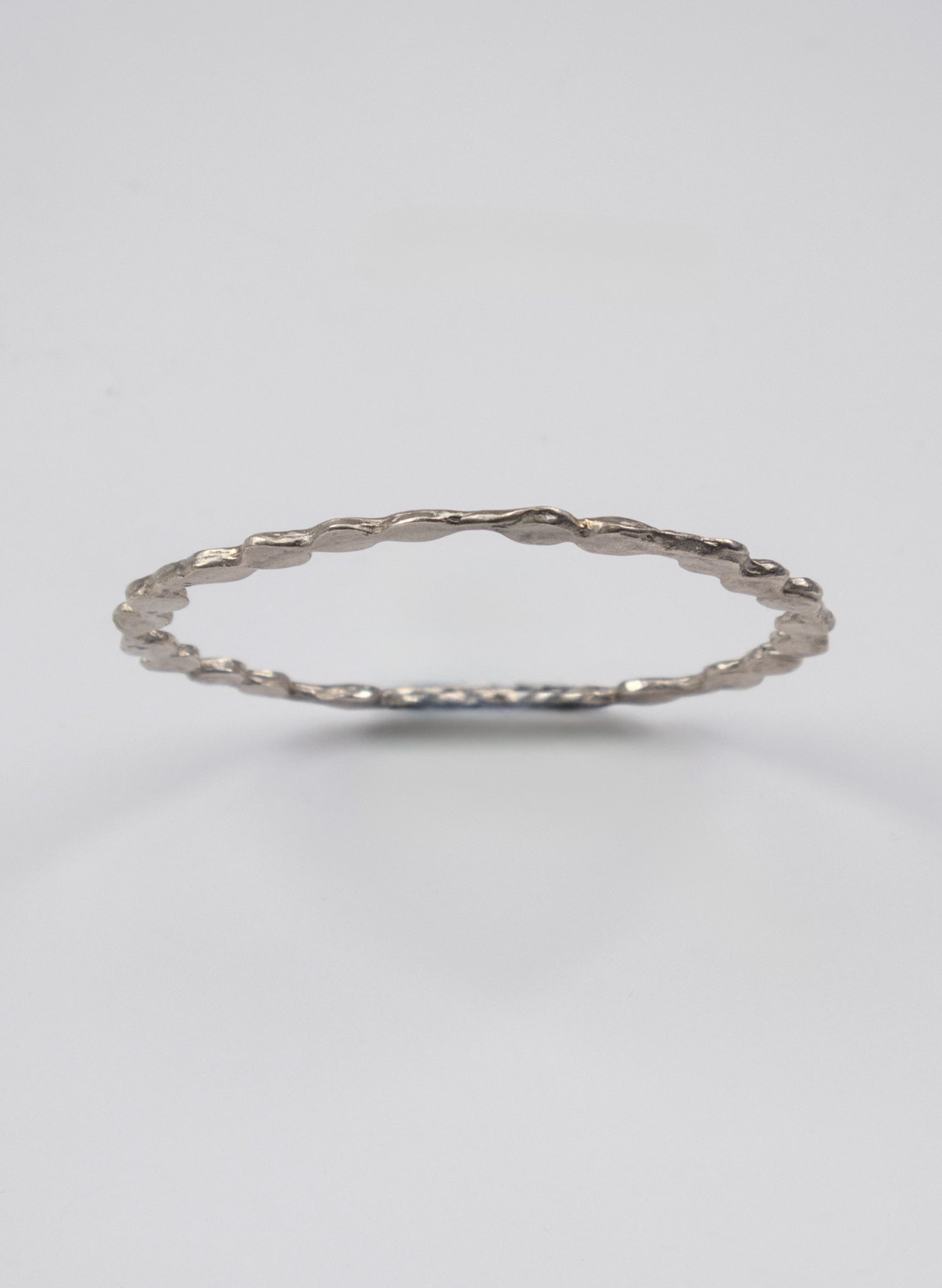 Kowhai Shadow Silver Shadow Bangle