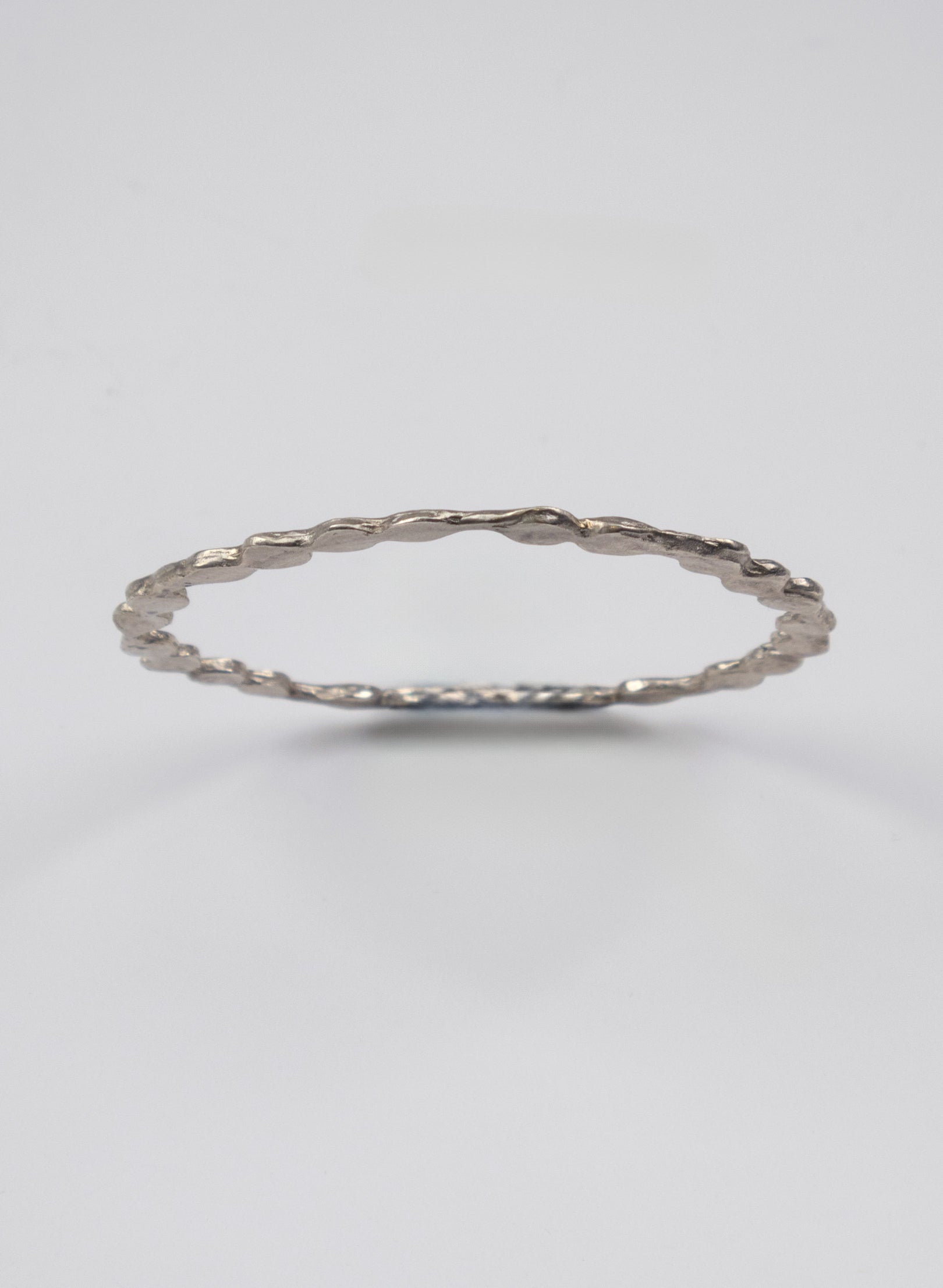 Kowhai Shadow Silver Shadow Bangle