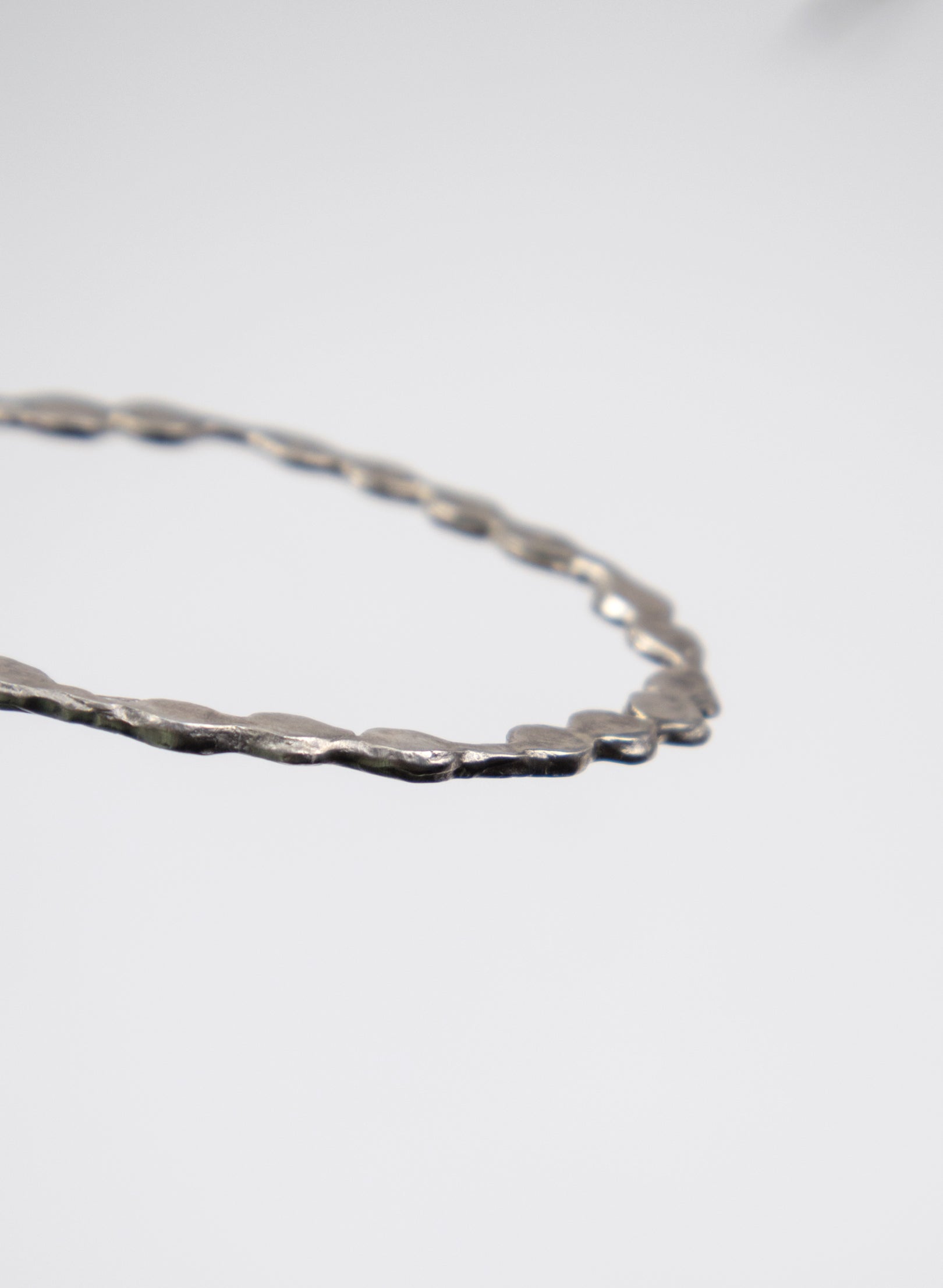Kowhai Shadow Silver Shadow Bangle
