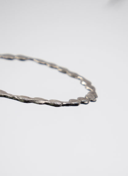 Kowhai Shadow Silver Shadow Bangle