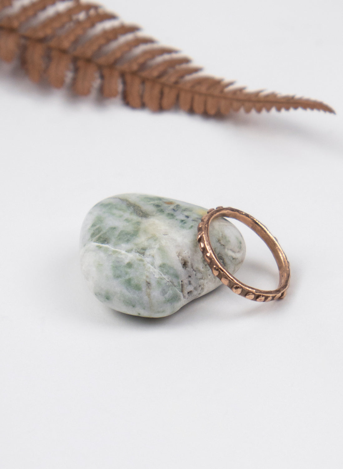 Fluid Stacking Ring + 9ct Rose Gold