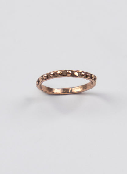 Fluid Stacking Ring + 9ct Rose Gold