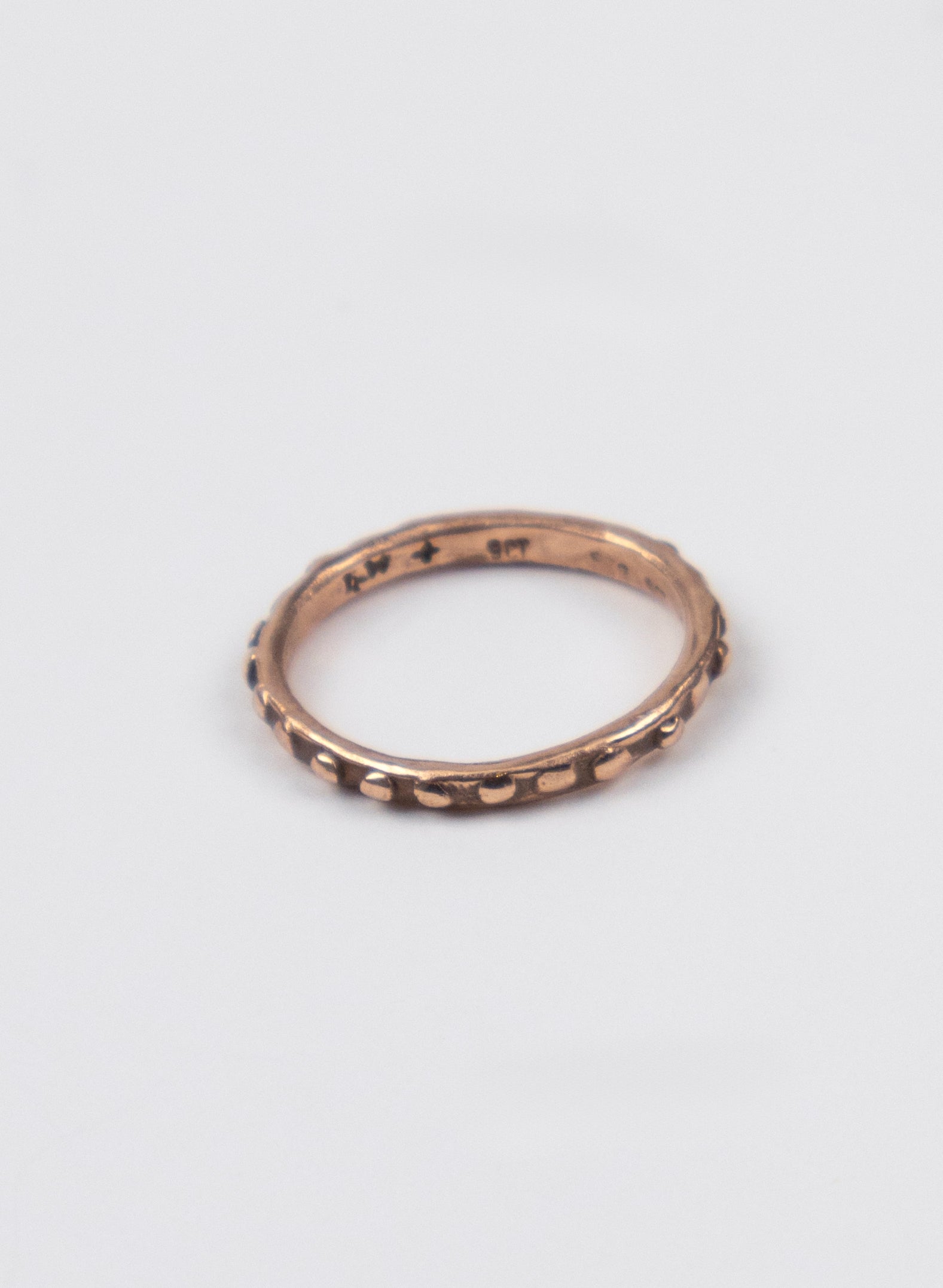 Fluid Stacking Ring + 9ct Rose Gold