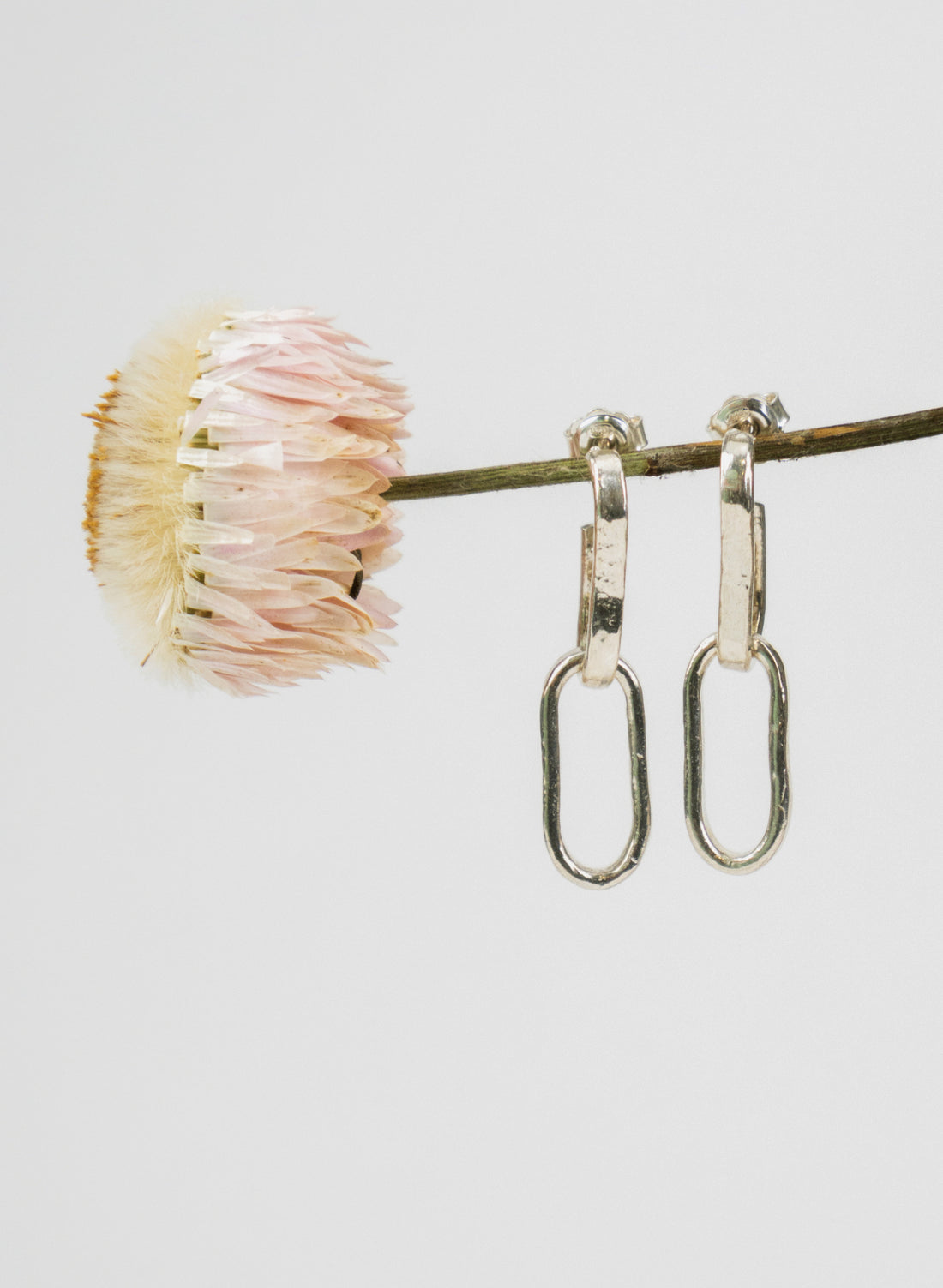 Chain Link Stud Earrings