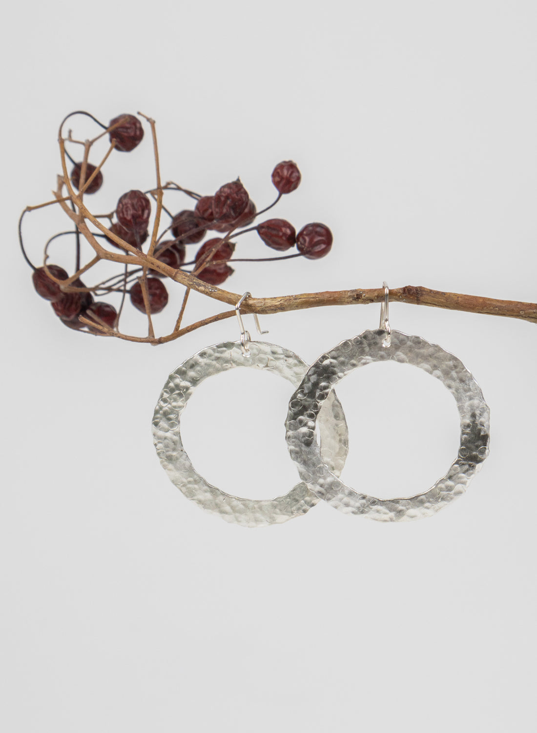 Textured Hoop Earrings