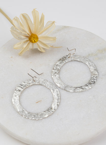 Textured Hoop Earrings