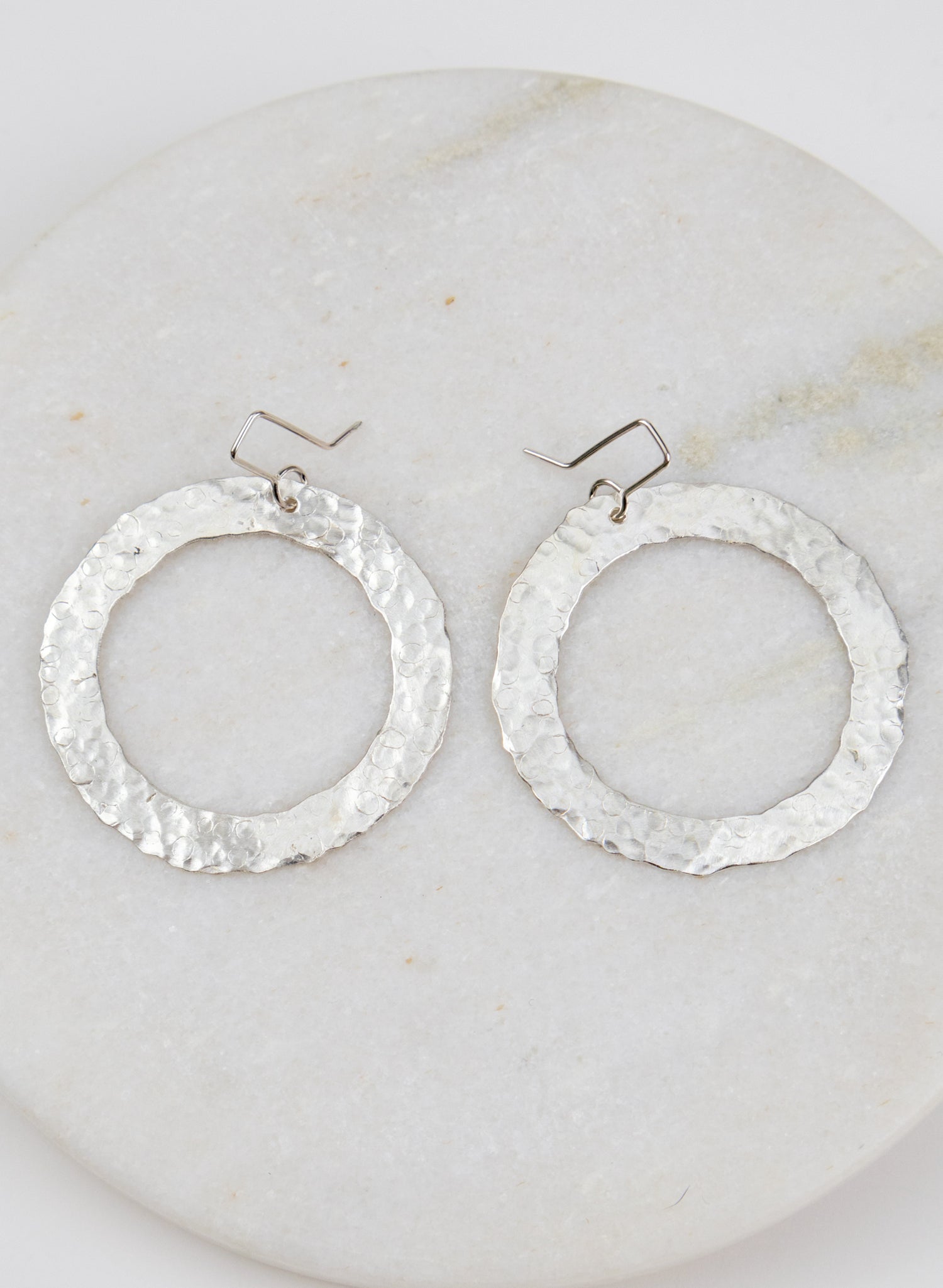 Textured Hoop Earrings