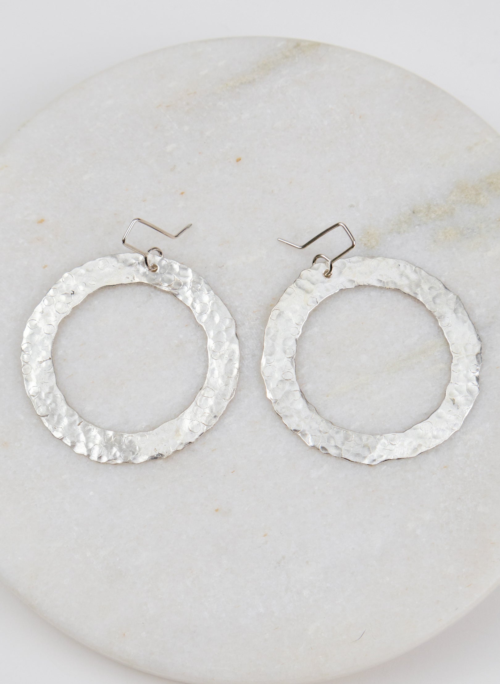Textured Hoop Earrings