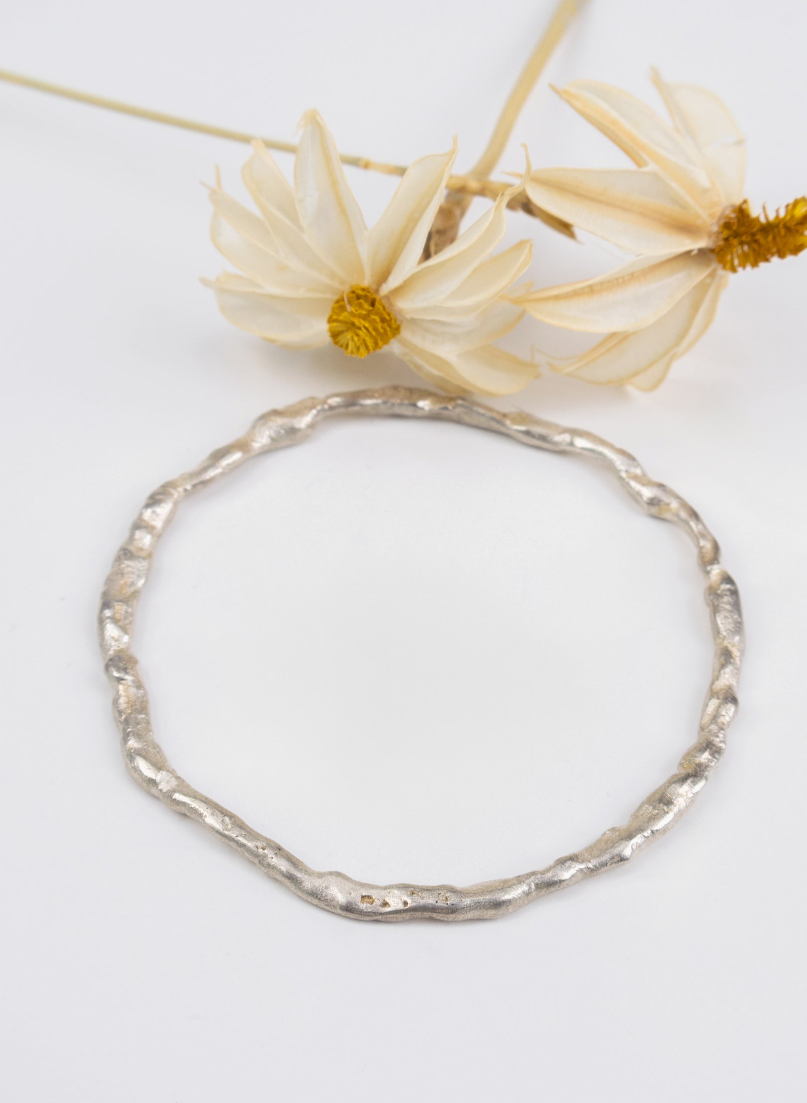 Silver Melt Bracelet