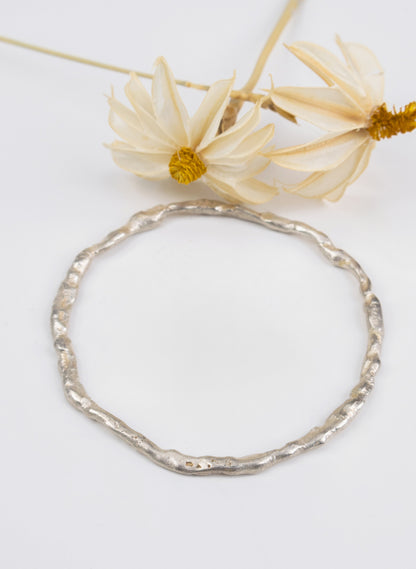 Silver Melt Bracelet