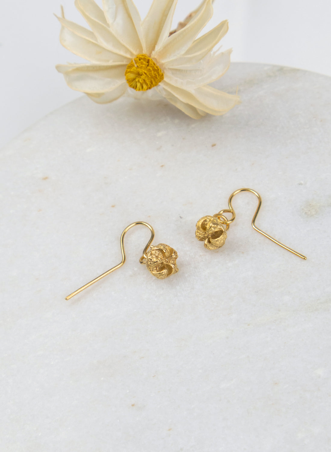 Manuka Hook Earrings - Gold