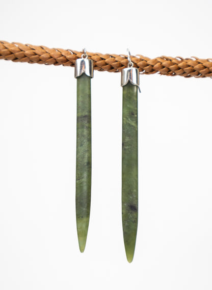 Pounamu Drop Earrings