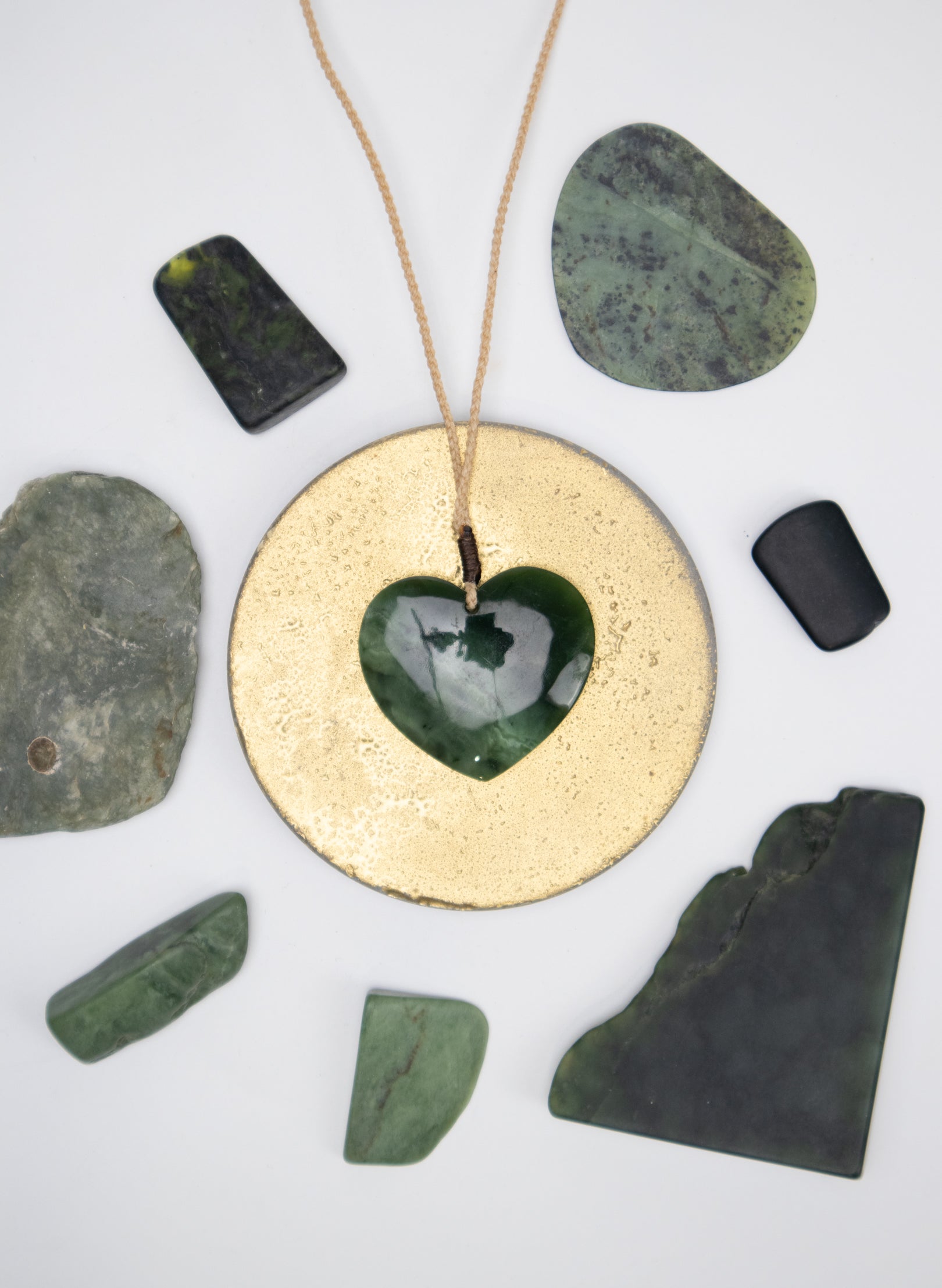 Pounamu Heart Pendant The Poi Room Ltd