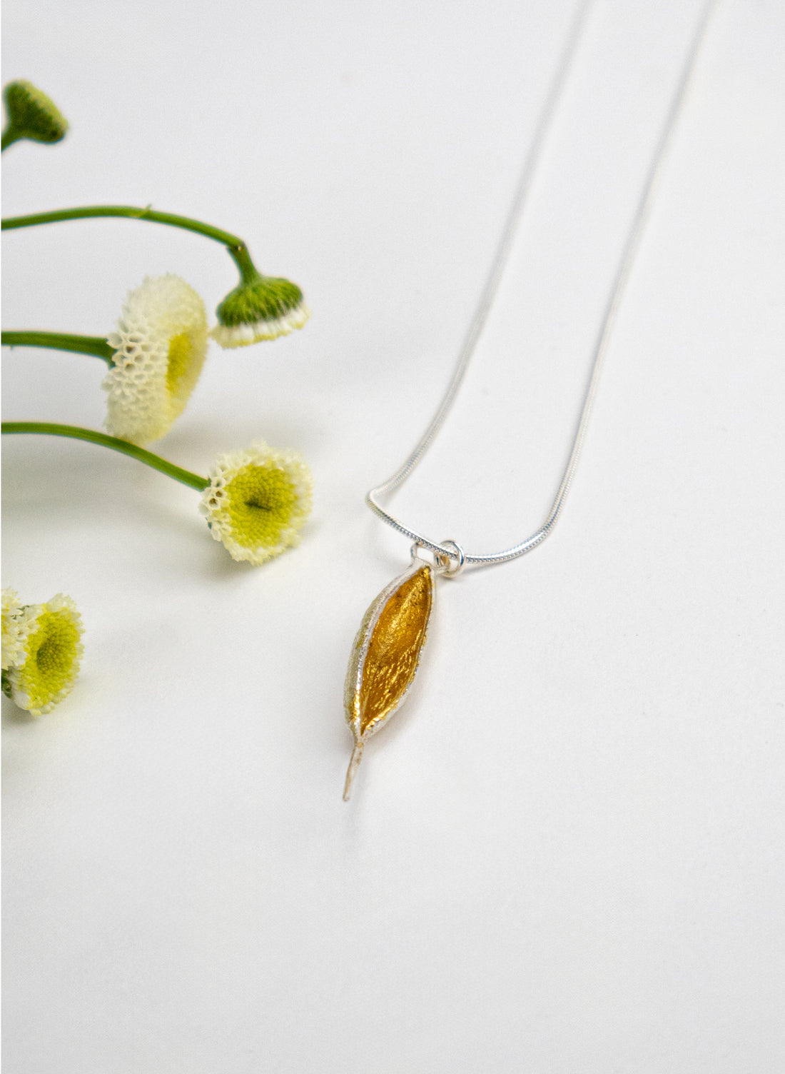 Rewarewa Snake Chain - Sterling Silver &amp; Gold Plating