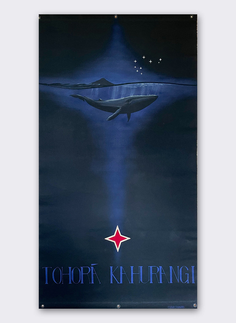 Tohora Kahurangi (Blue Whale) - Vertical Artwork