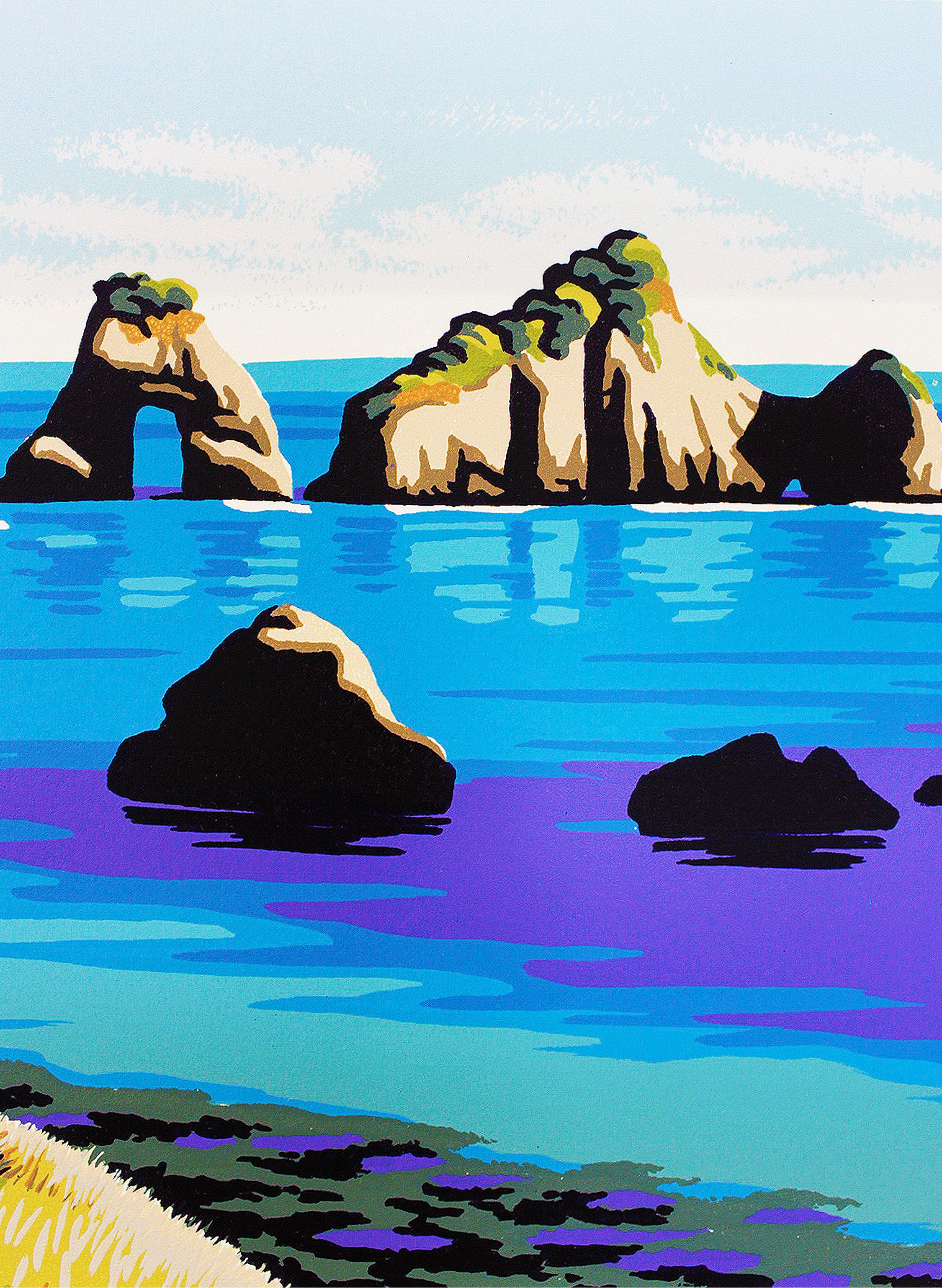 Mitre Rocks | Tolaga Bay - Screen Print