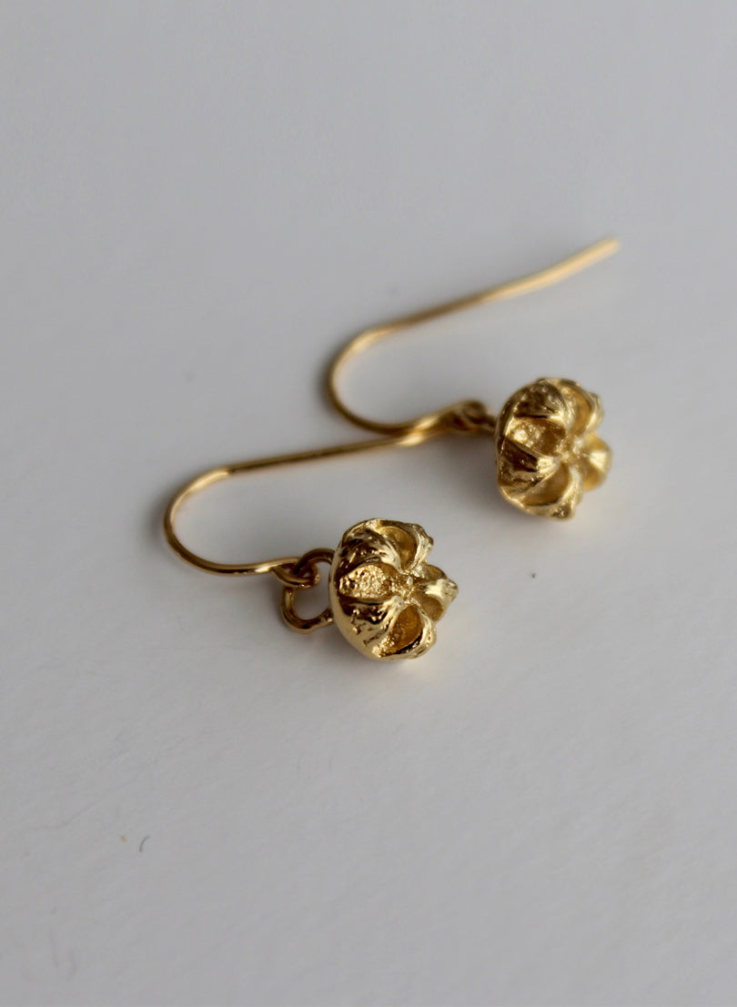 Manuka Earrings - Gold hooks