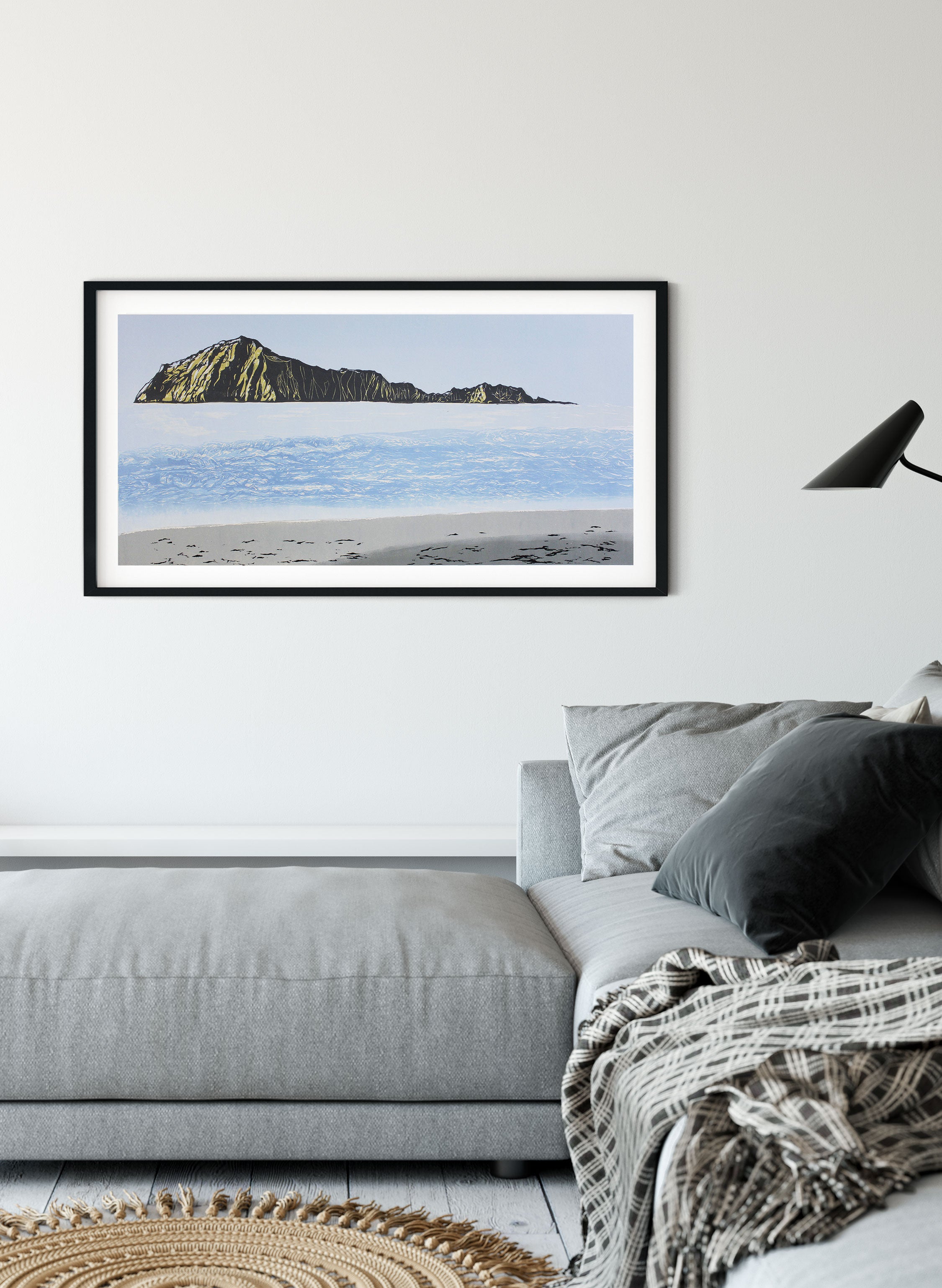 Bare Island | Large - Woodblock Print