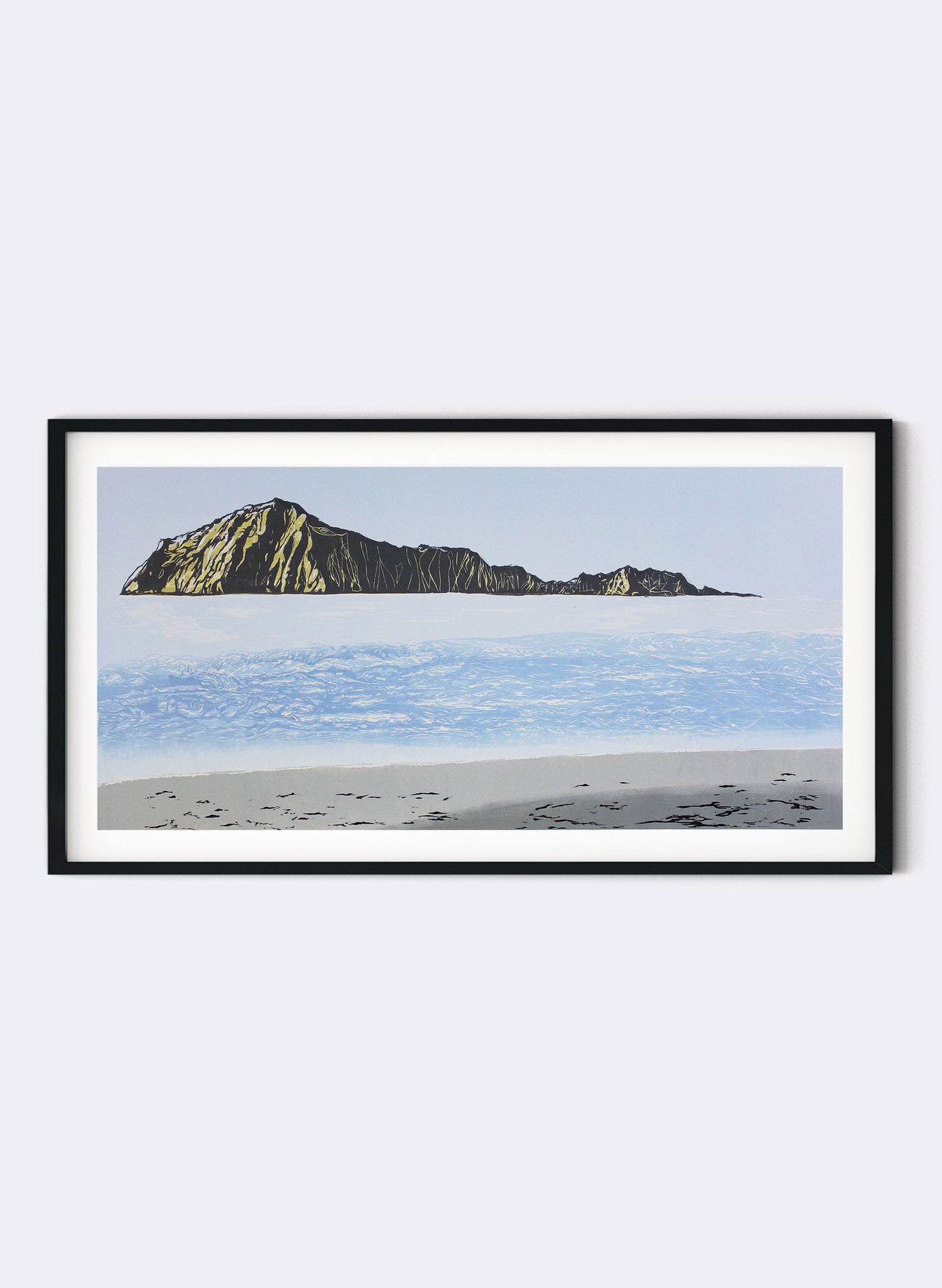 Bare Island | Large - Woodblock Print