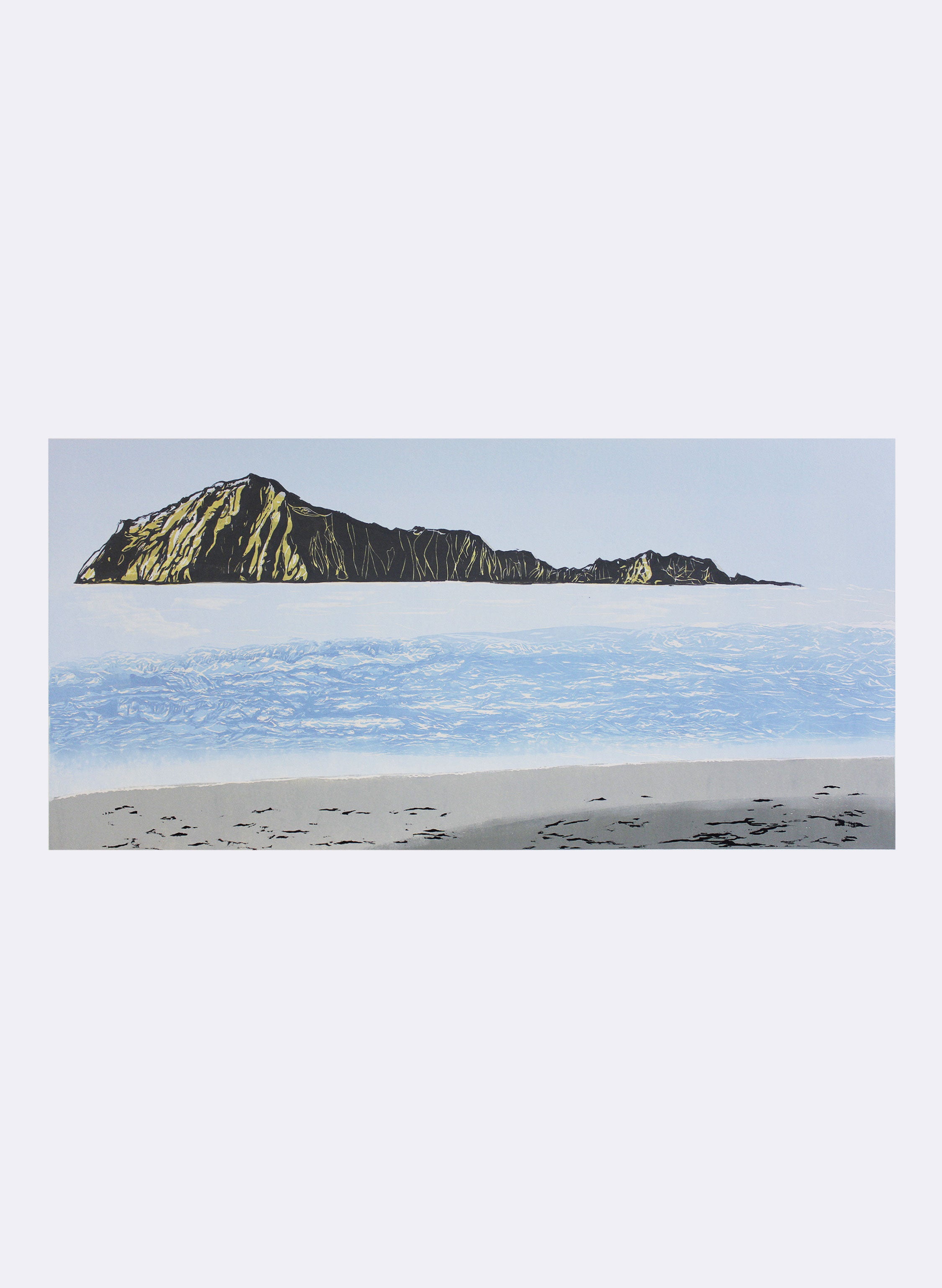 Bare Island | Large - Woodblock Print