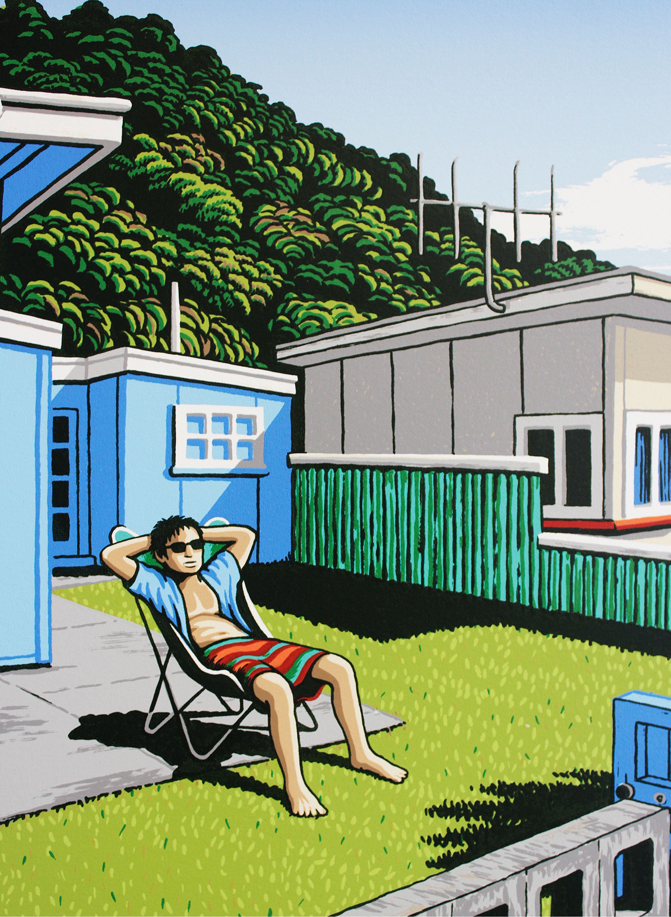 Timeout In Tongaporutu - Screen Print