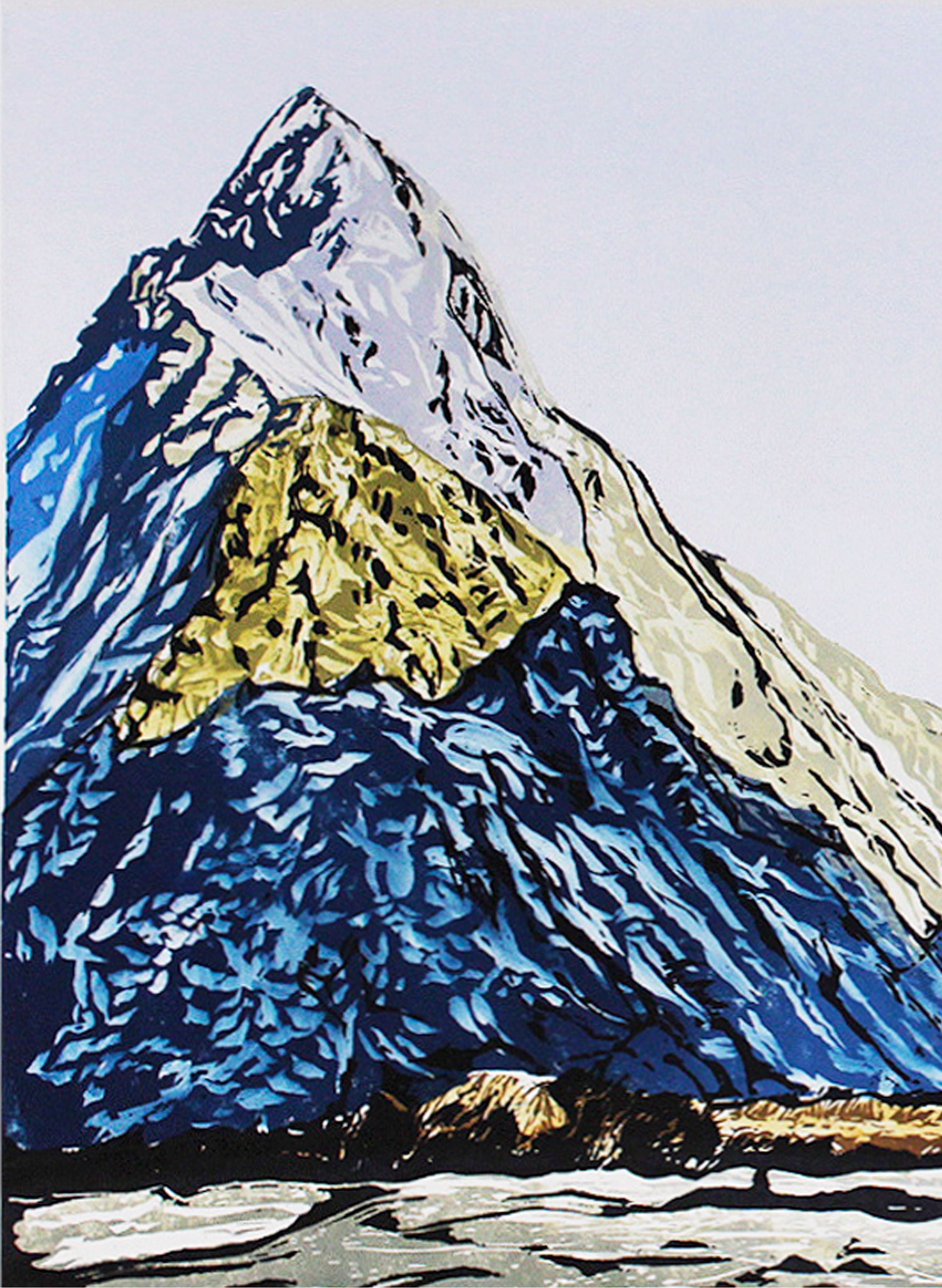 Milford Sound | Large - Woodblock Print