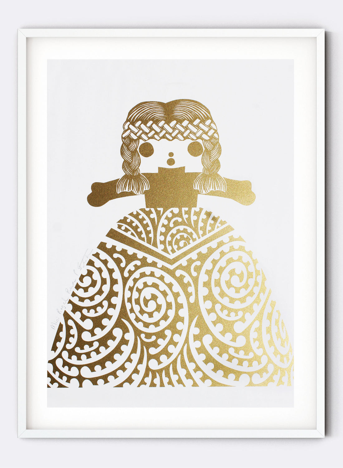 Mini Royal Rua | Gold - Screen Print