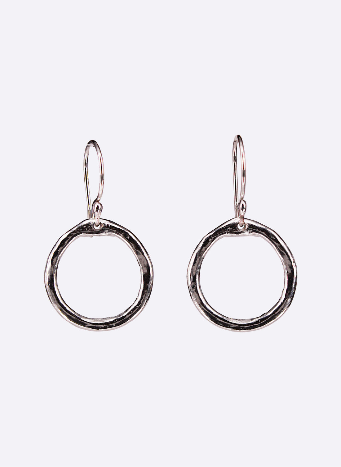 Organic Silver Earrings