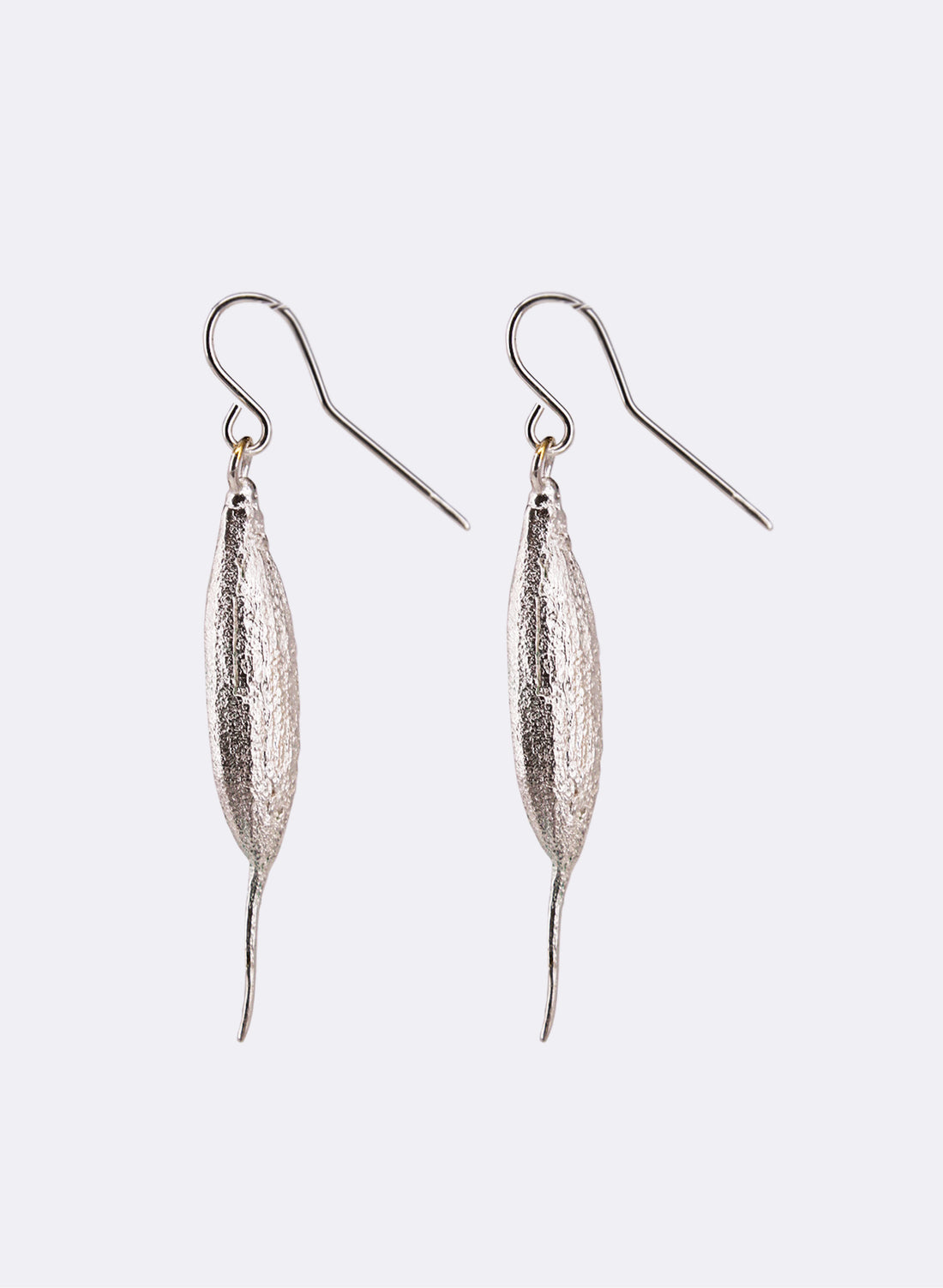 Rewarewa Drop Earrings - Sterling Silver &amp; Gold Plating