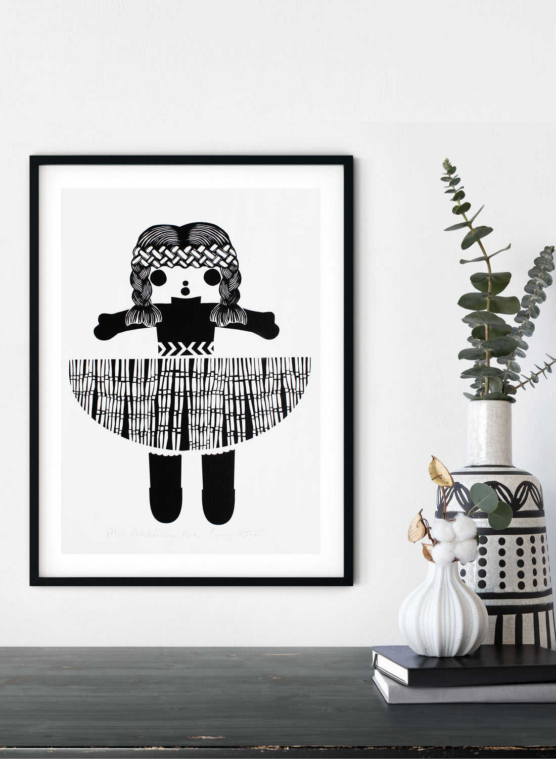 Mini Celebration Rua | Black - Screen Print