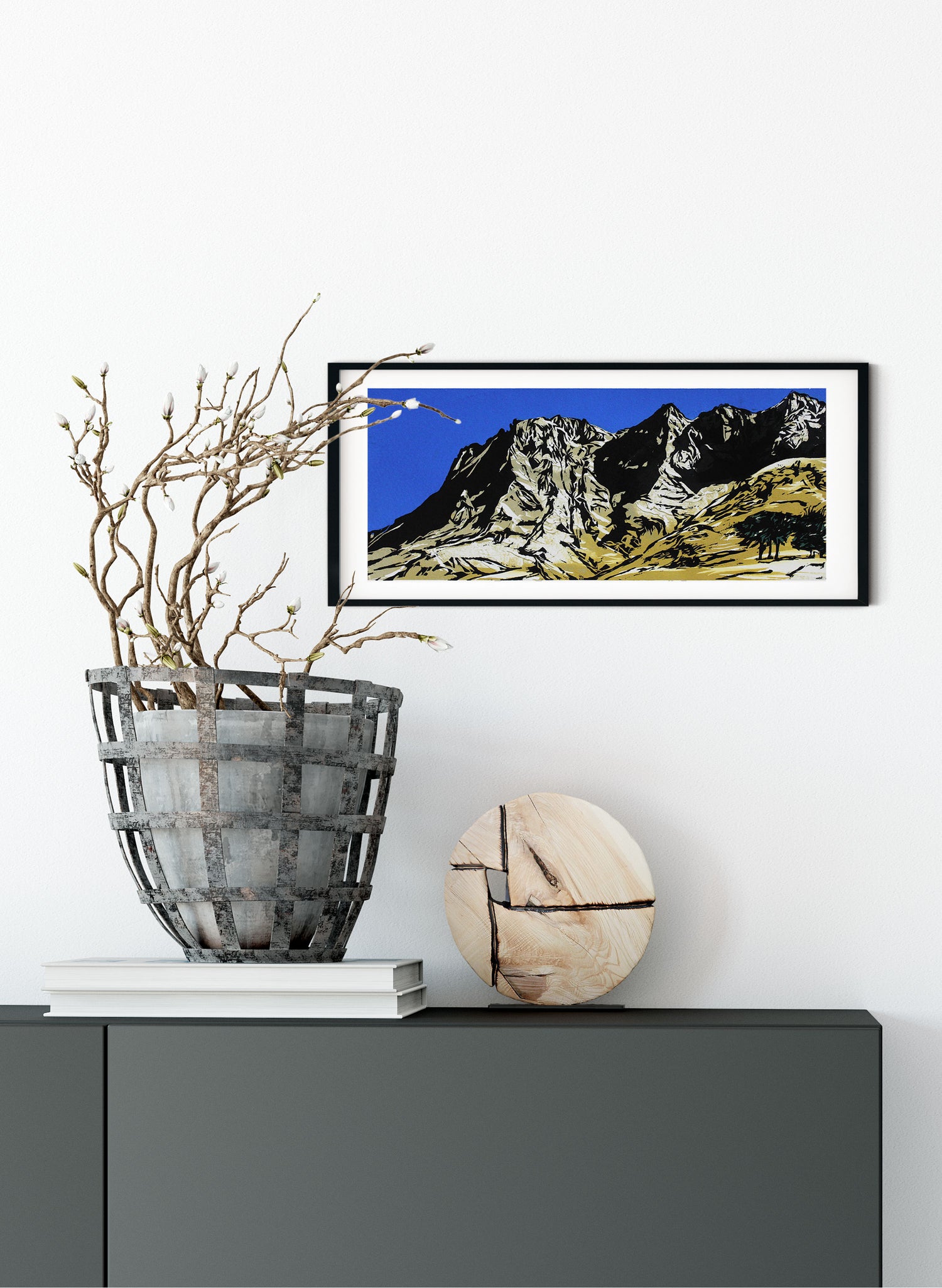 Te Mata Peak I - Woodblock Print