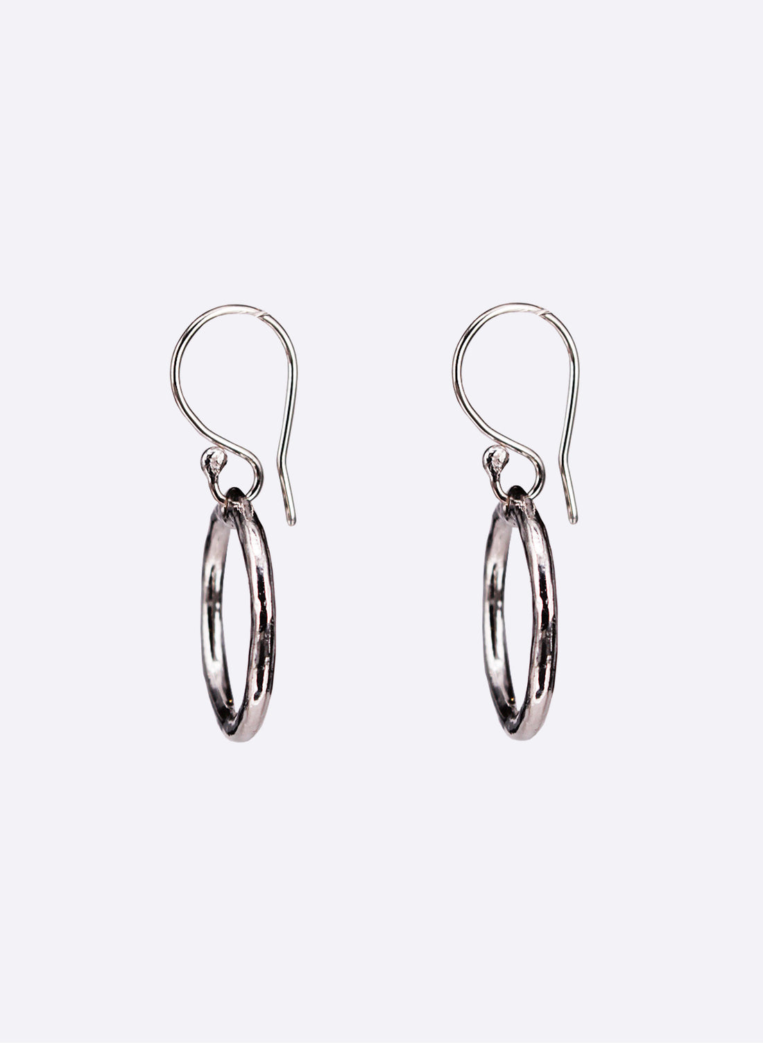 Organic Silver Earrings
