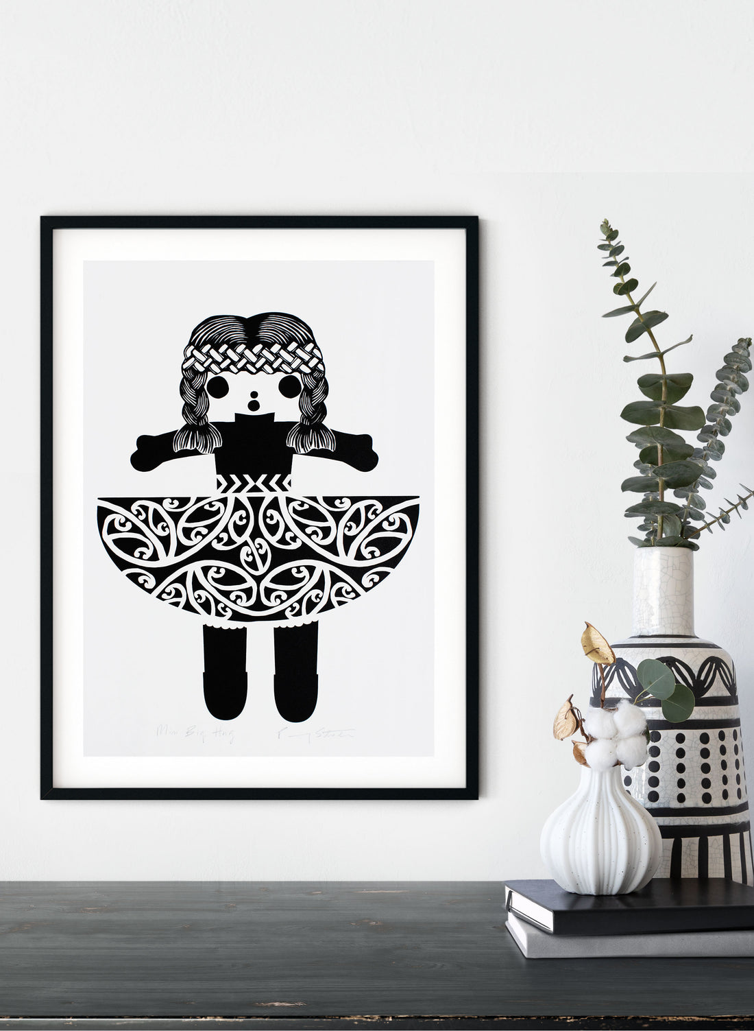 Mini Big Hug | Black - Screen Print