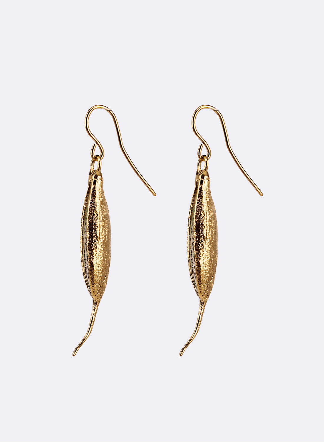 Rewarewa Drop Earrings - Gold Plating &amp; Sterling Silver