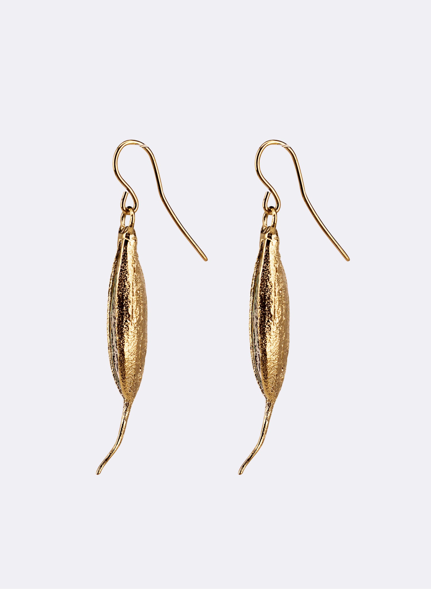 Rewarewa Drop Earrings - Gold Plating &amp; Sterling Silver