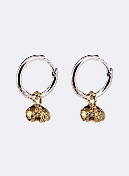 Manuka Hoops - Sterling Silver &amp; Gold Plating