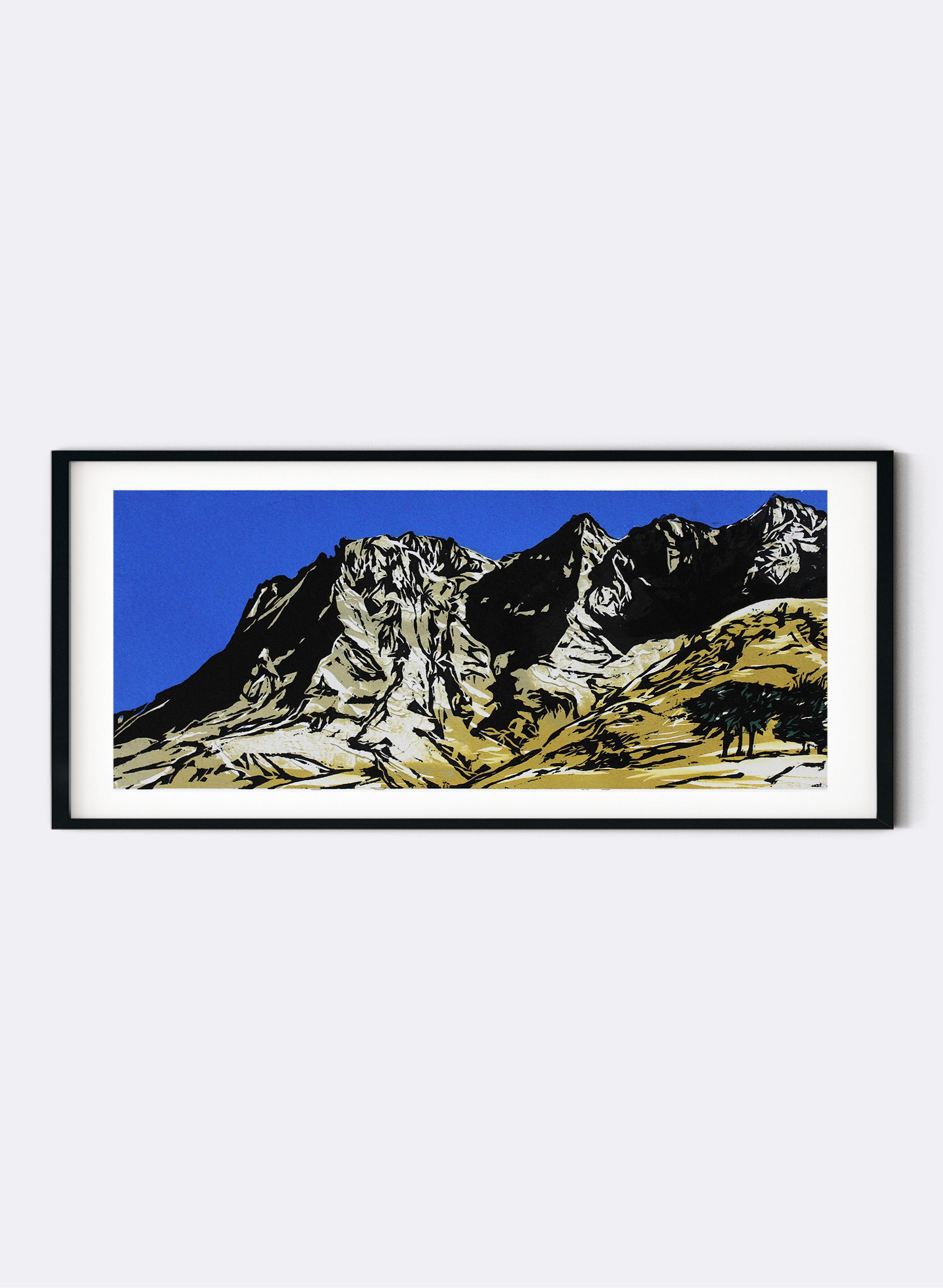 Te Mata Peak I - Woodblock Print