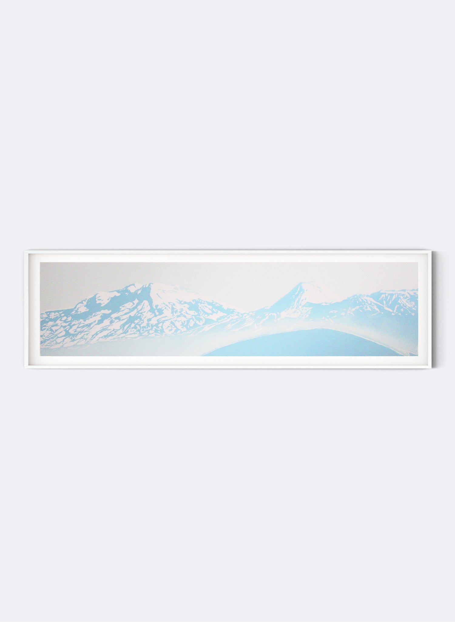 Mt Ruapehu, Ngauruhoe &amp; Tongariro - Woodblock Print