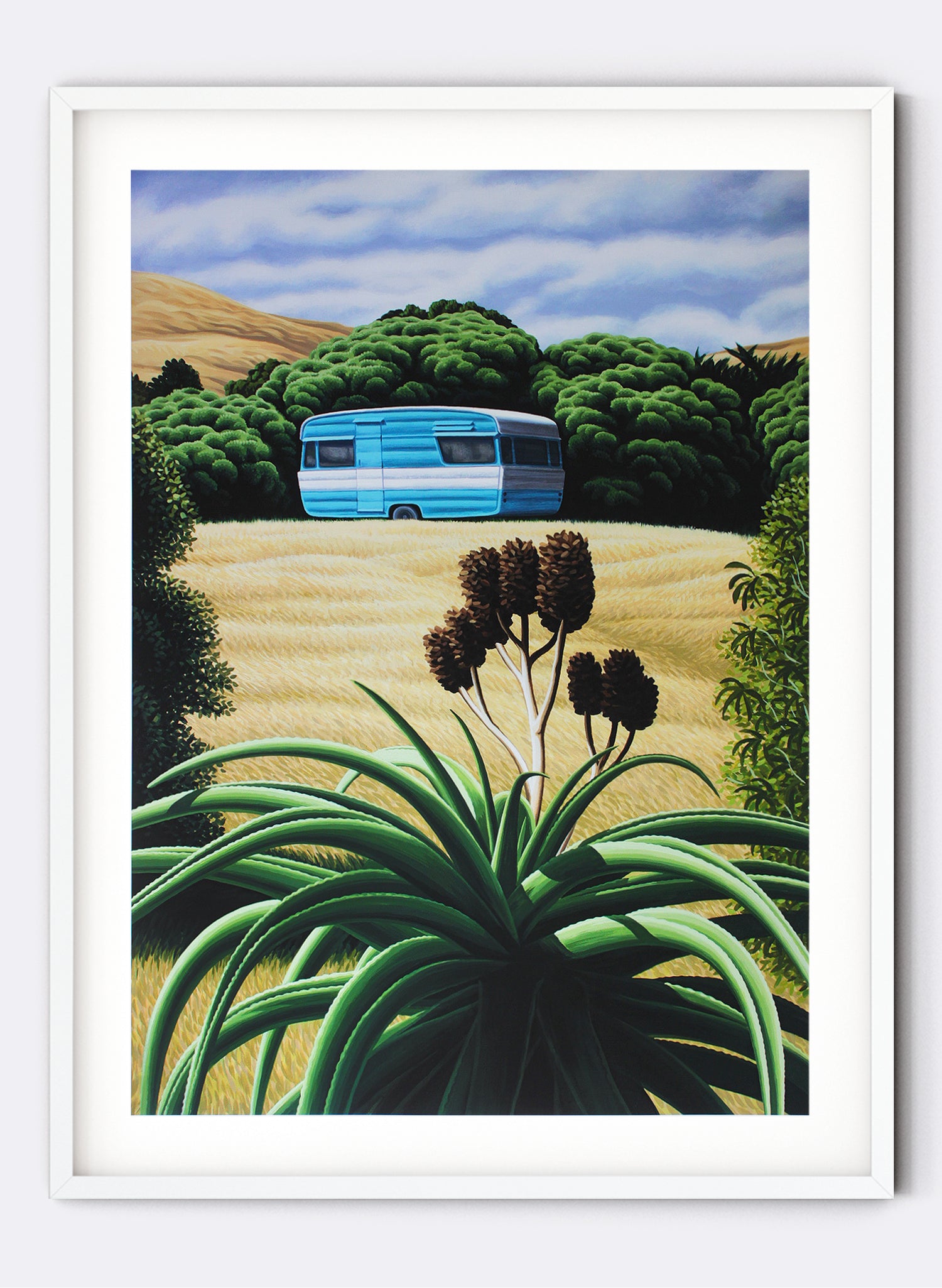 Wainui Caravan - Giclée Print