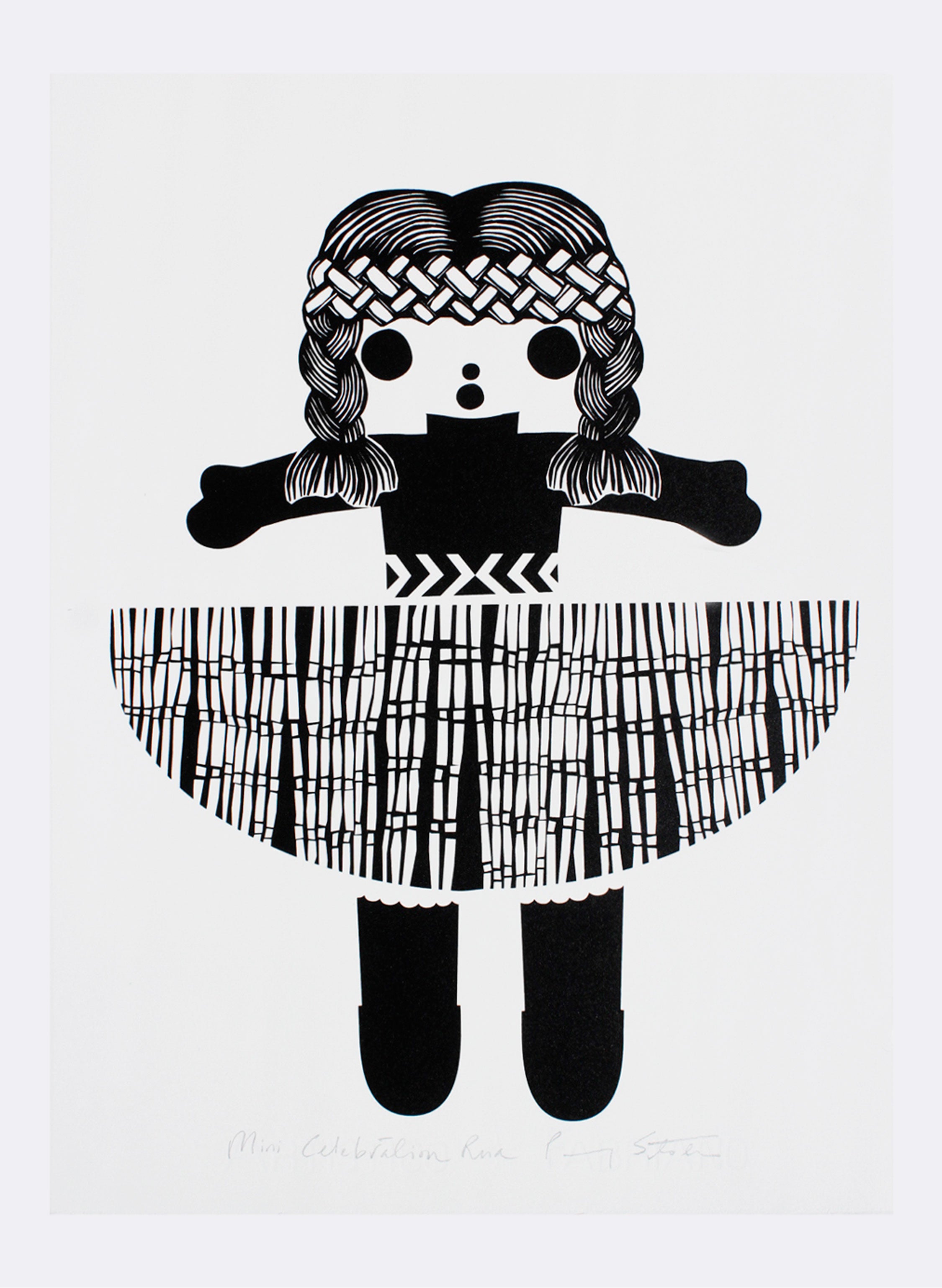 Mini Celebration Rua | Black - Screen Print