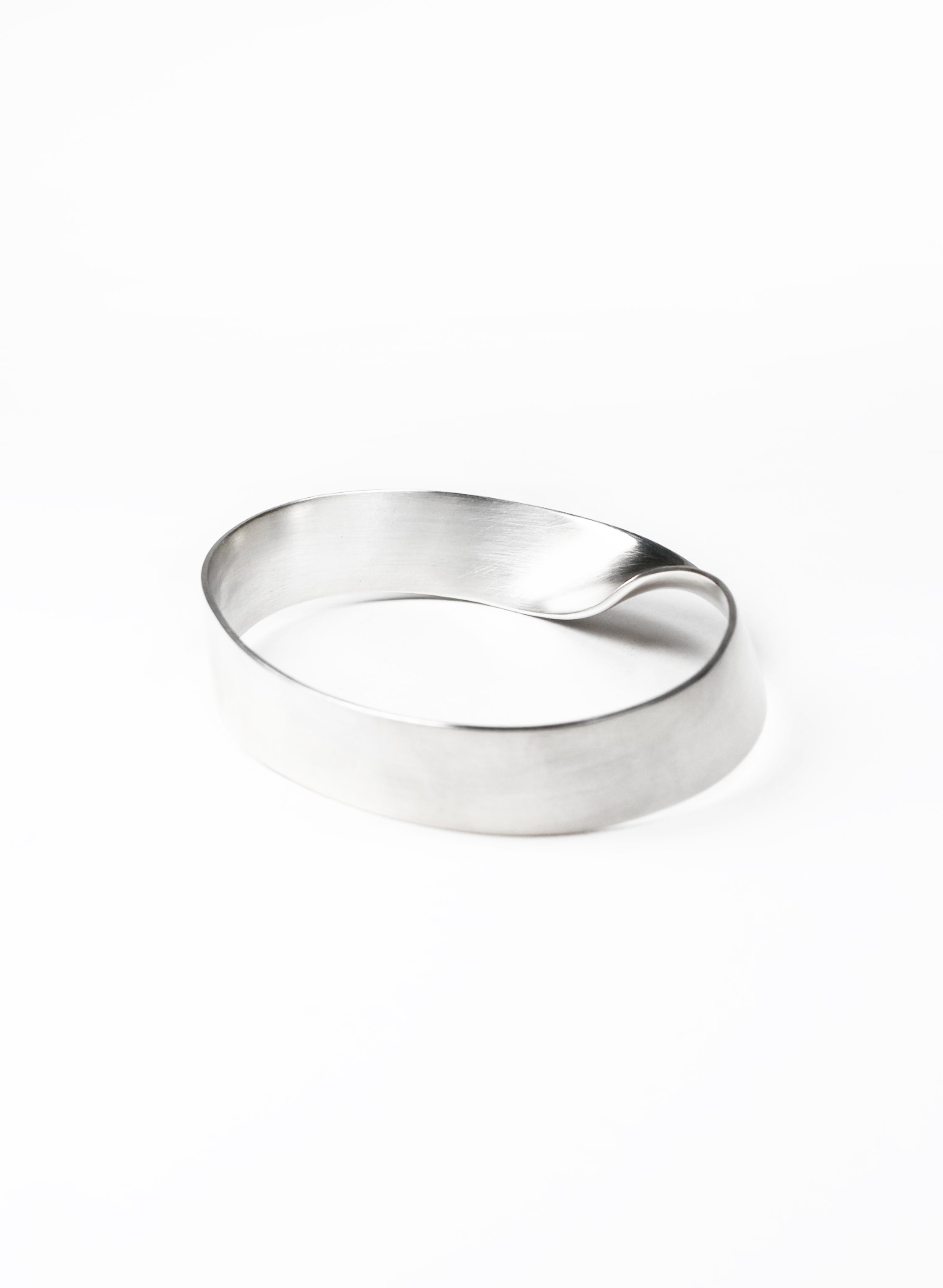 Mobius Bangle - Sterling Silver