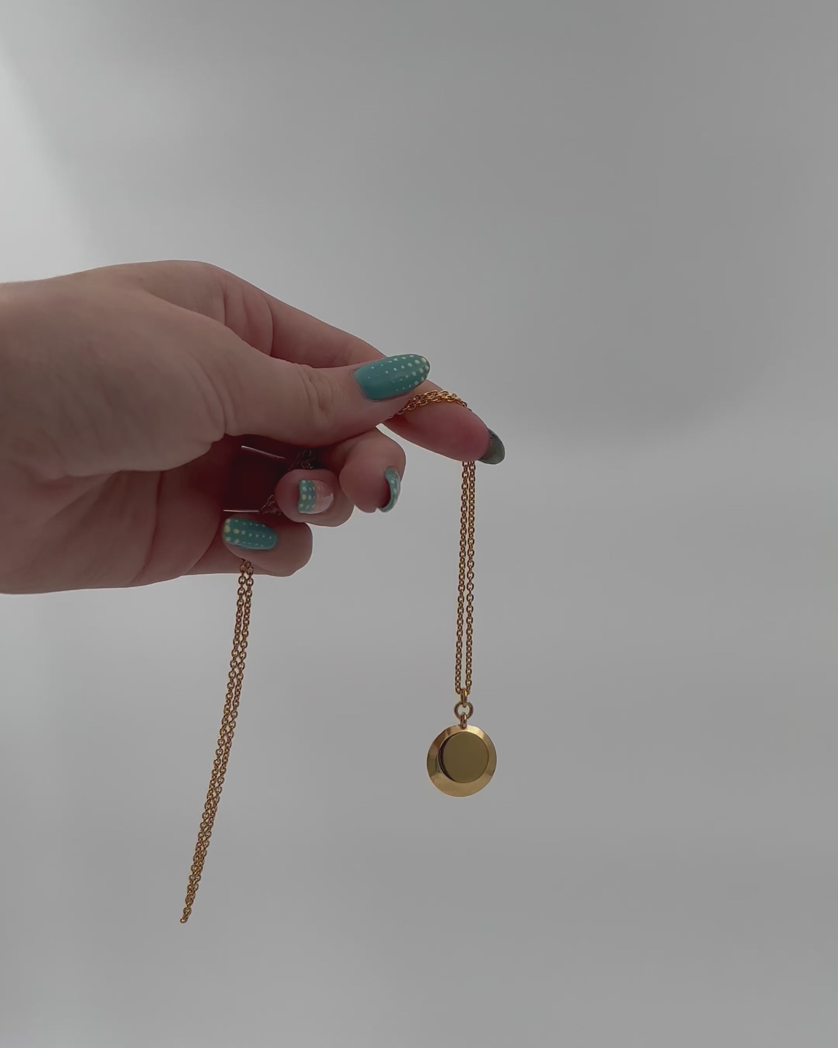 Profile Necklace - Sterling Silver &amp; Gold Plated
