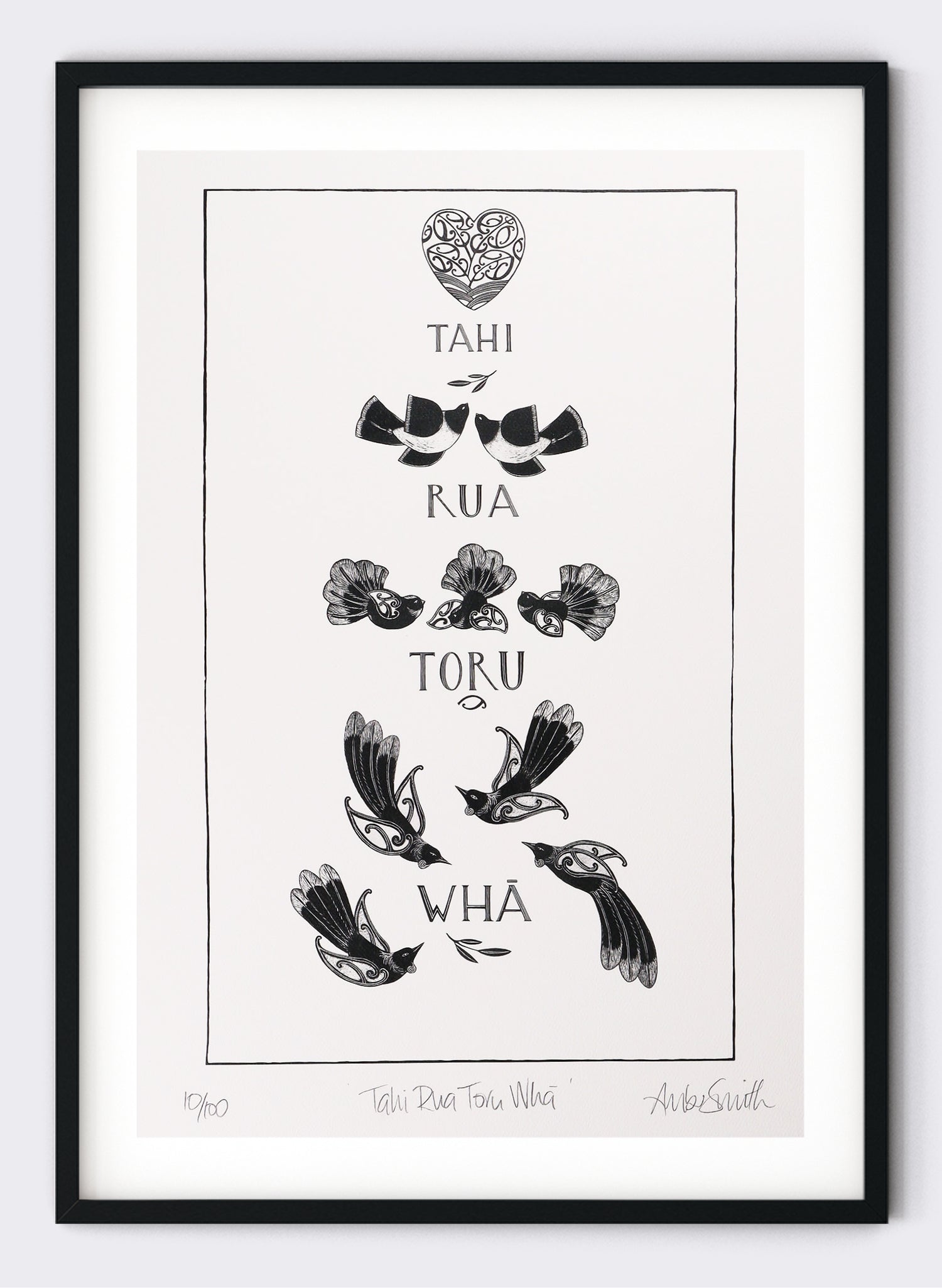 Tahi Rua Toru Whā - Giclée Print