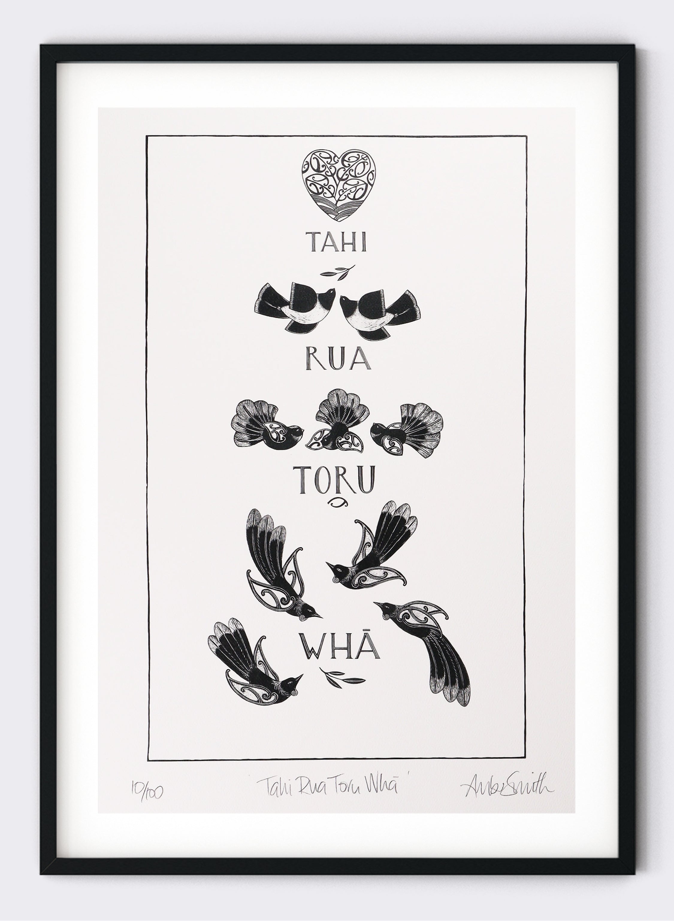Tahi Rua Toru Whā - Giclée Print