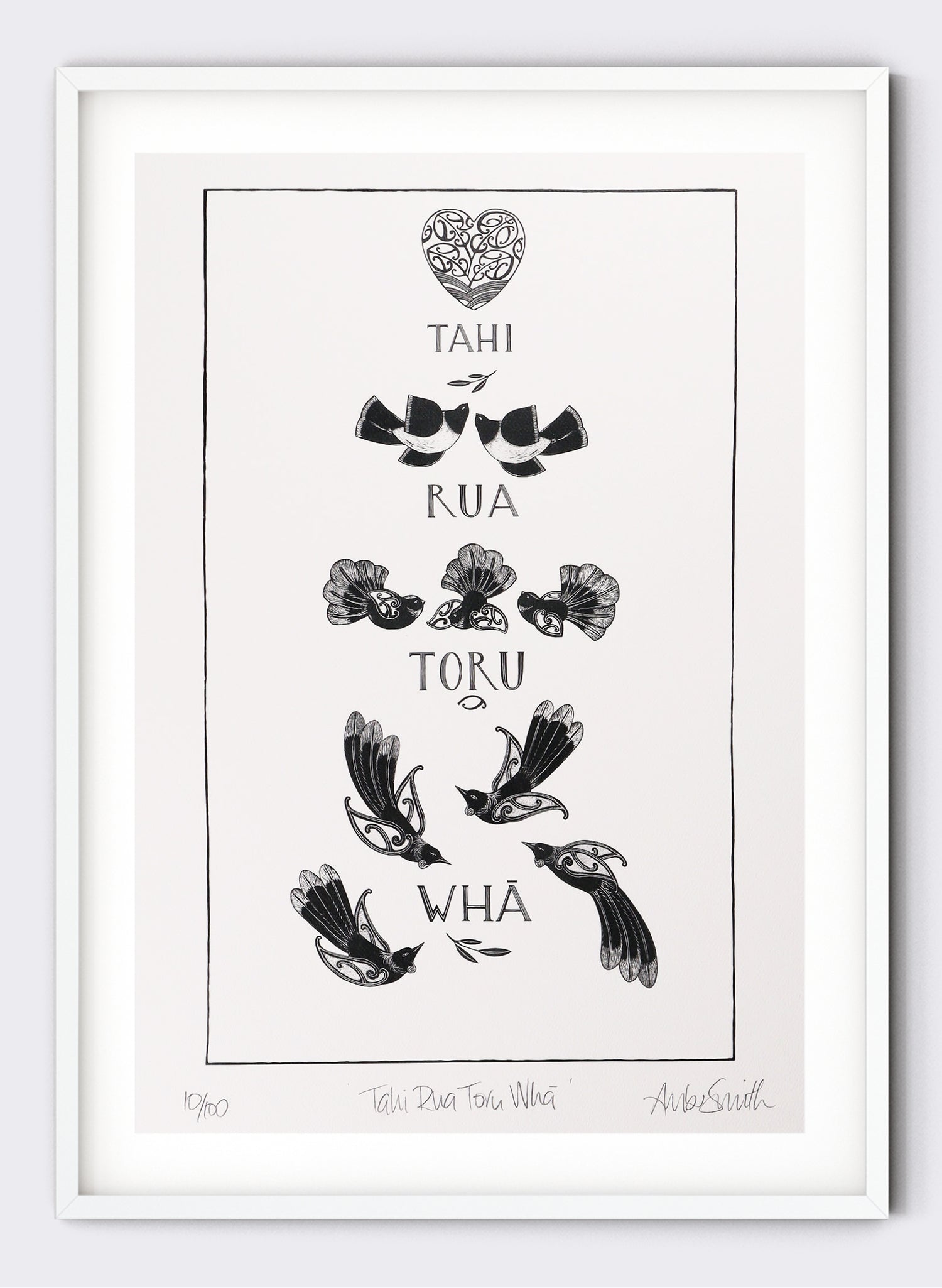 Tahi Rua Toru Whā - Giclée Print